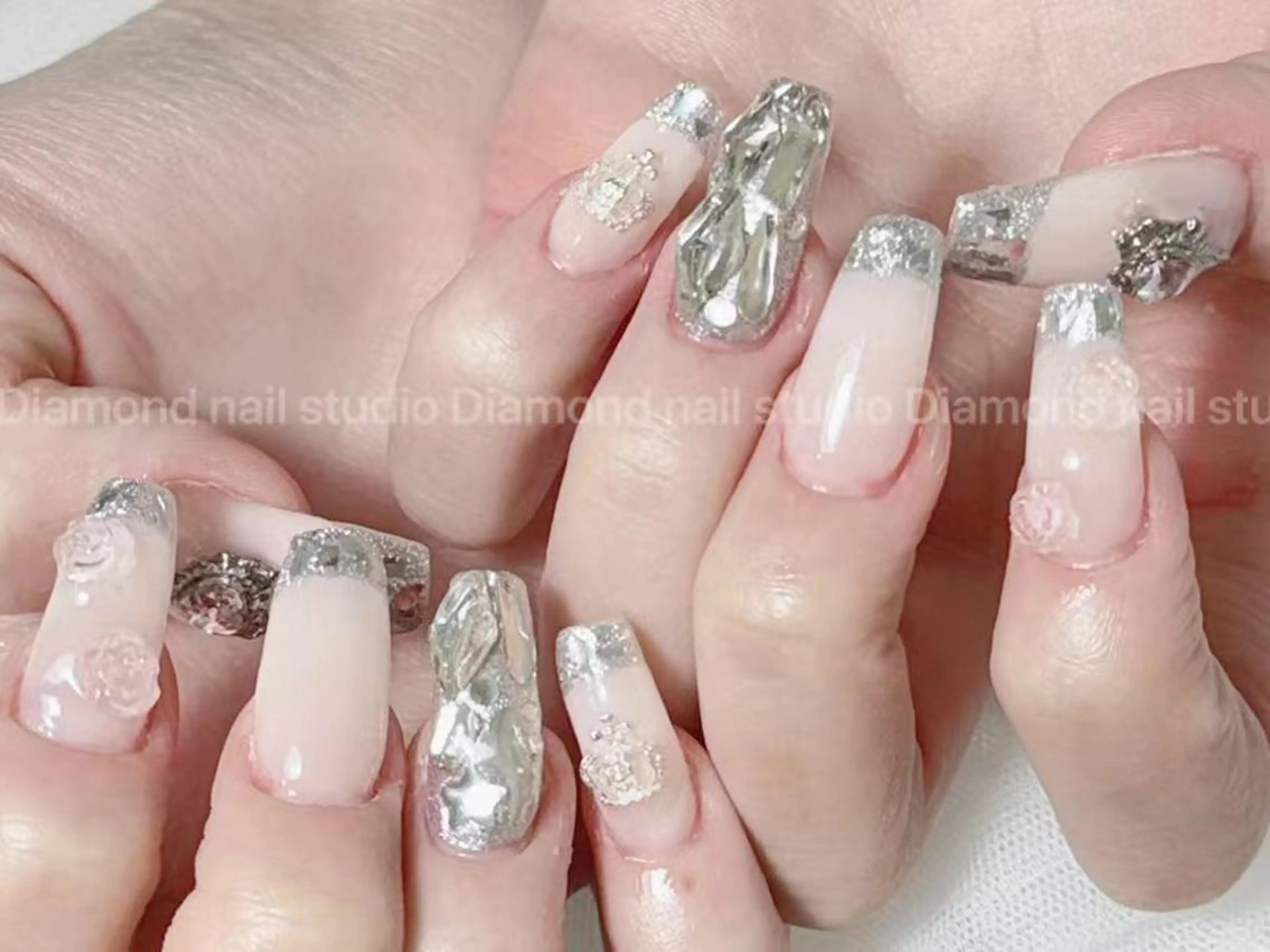 ネイル ハンドネイル ハンドケア Diamond 🚢のネイルデザイン