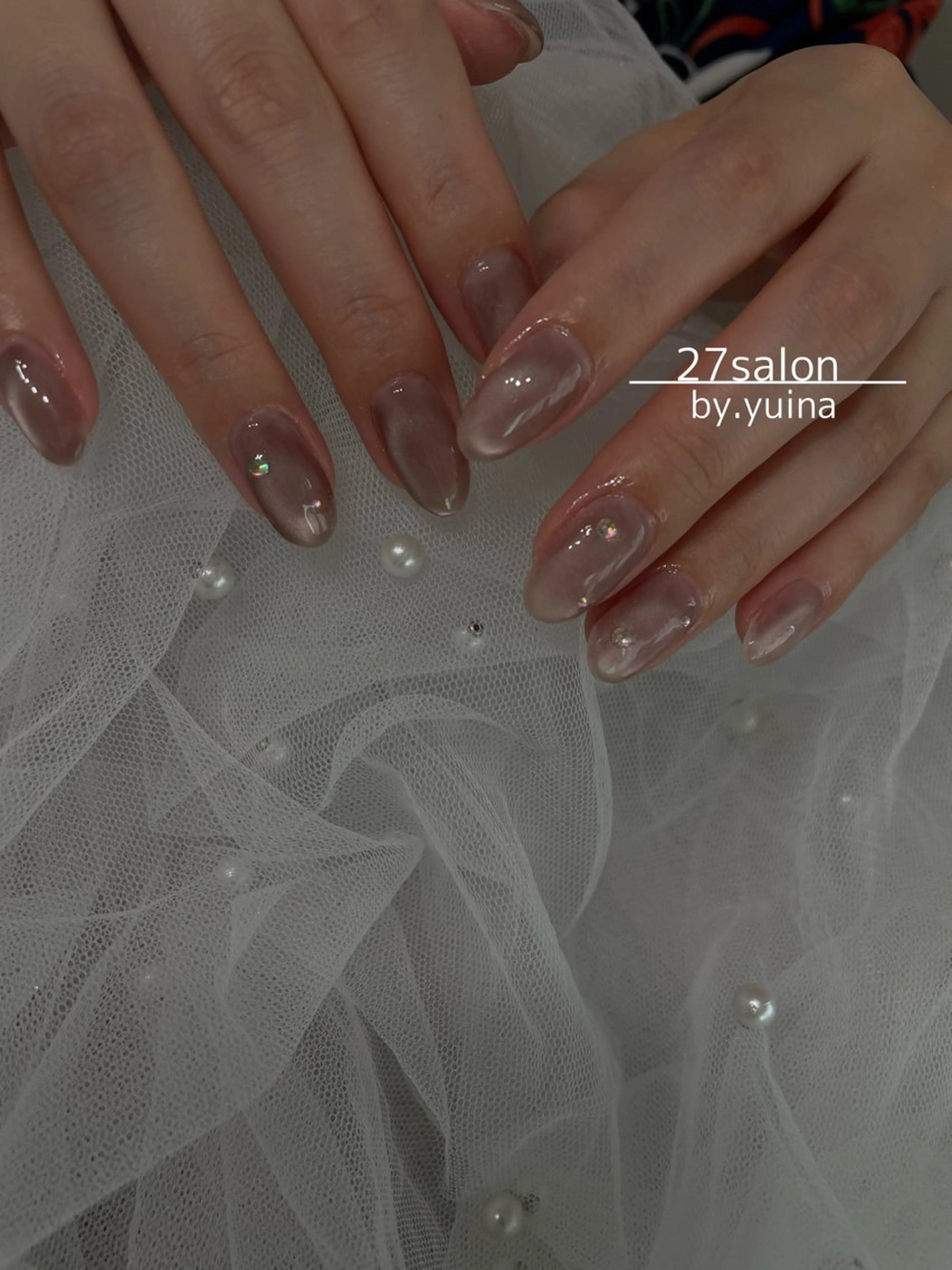 ネイル マグネットネイル ハンドネイル 27salon yuinaのネイルデザイン