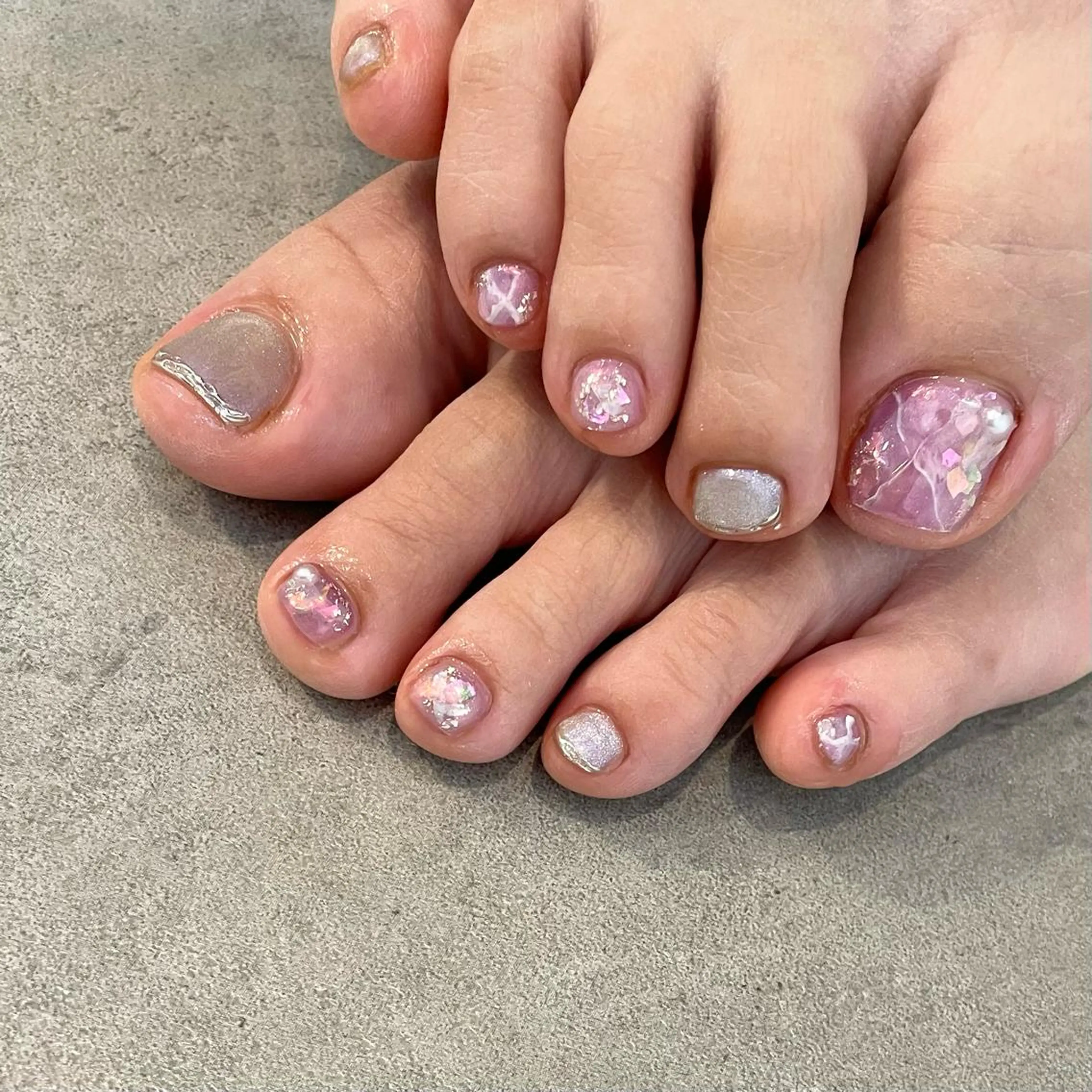 ネイル オーロラネイル Nail Salon Gummi.のネイルデザイン