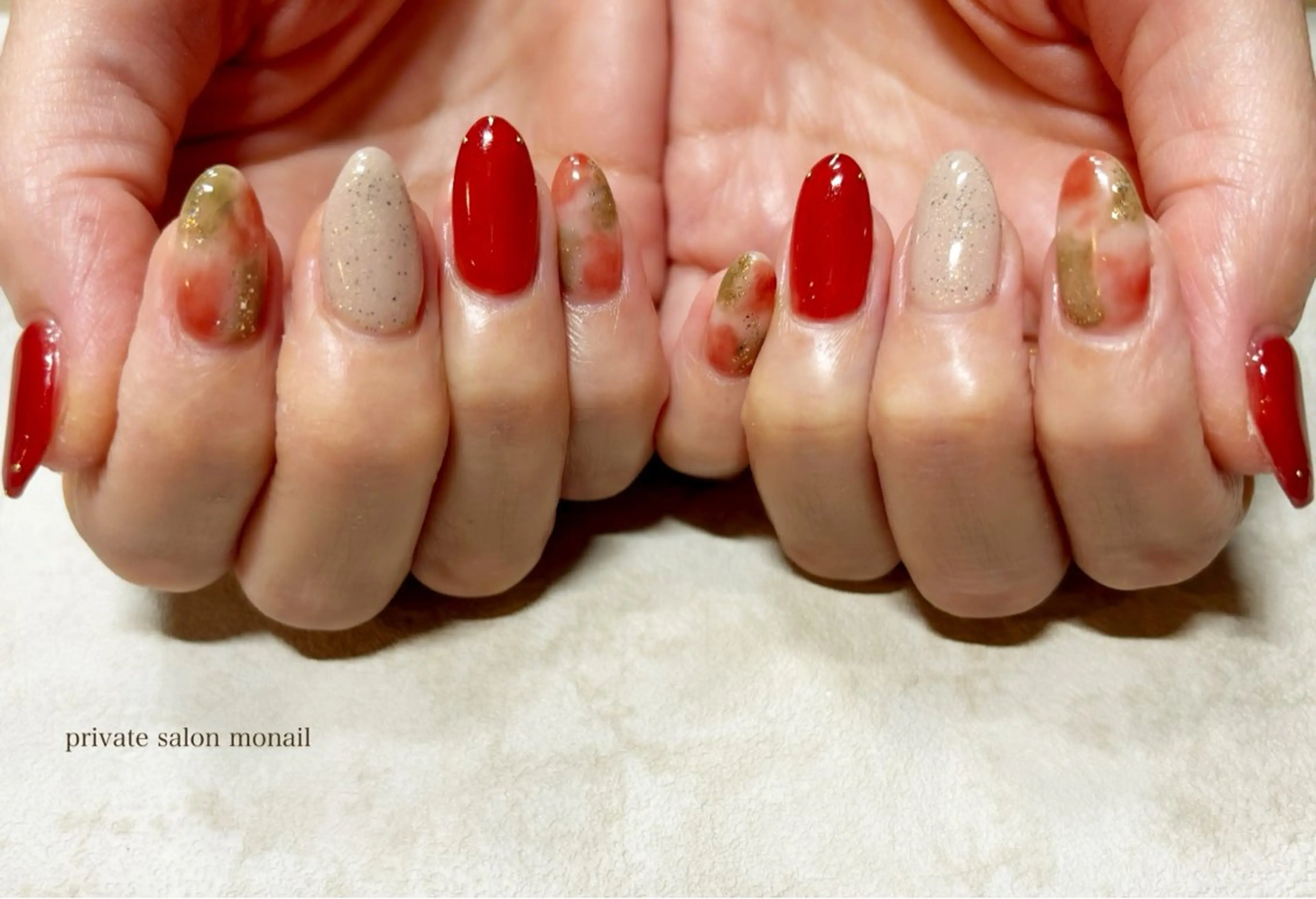 ネイル アートネイル ハンドネイル private  nail monail所属・nail salon monailのネイルデザイン