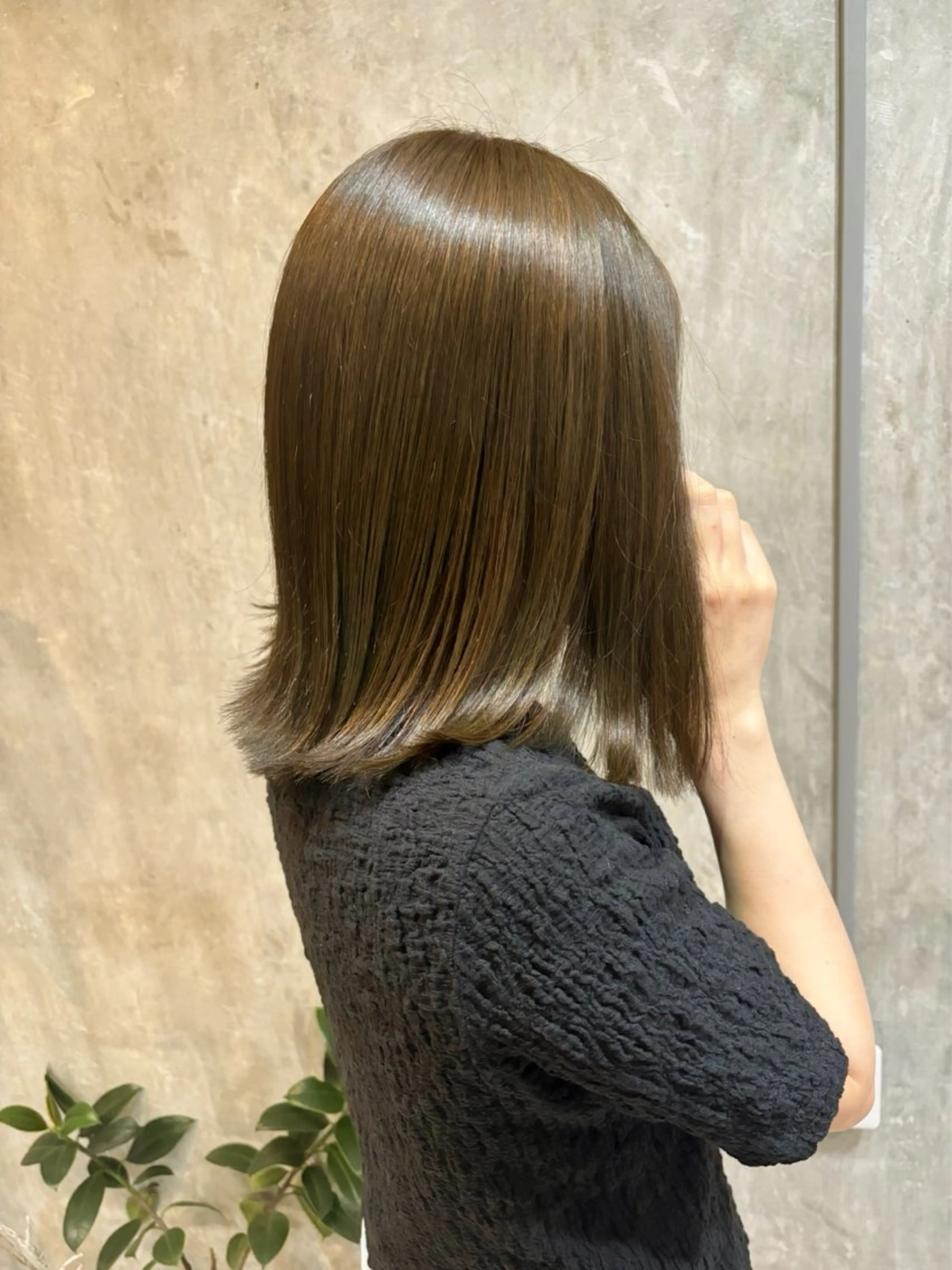 ミディアム カラー カット ヘアカラー トリートメント botan🪷☆*。 レ ナのヘアスタイル