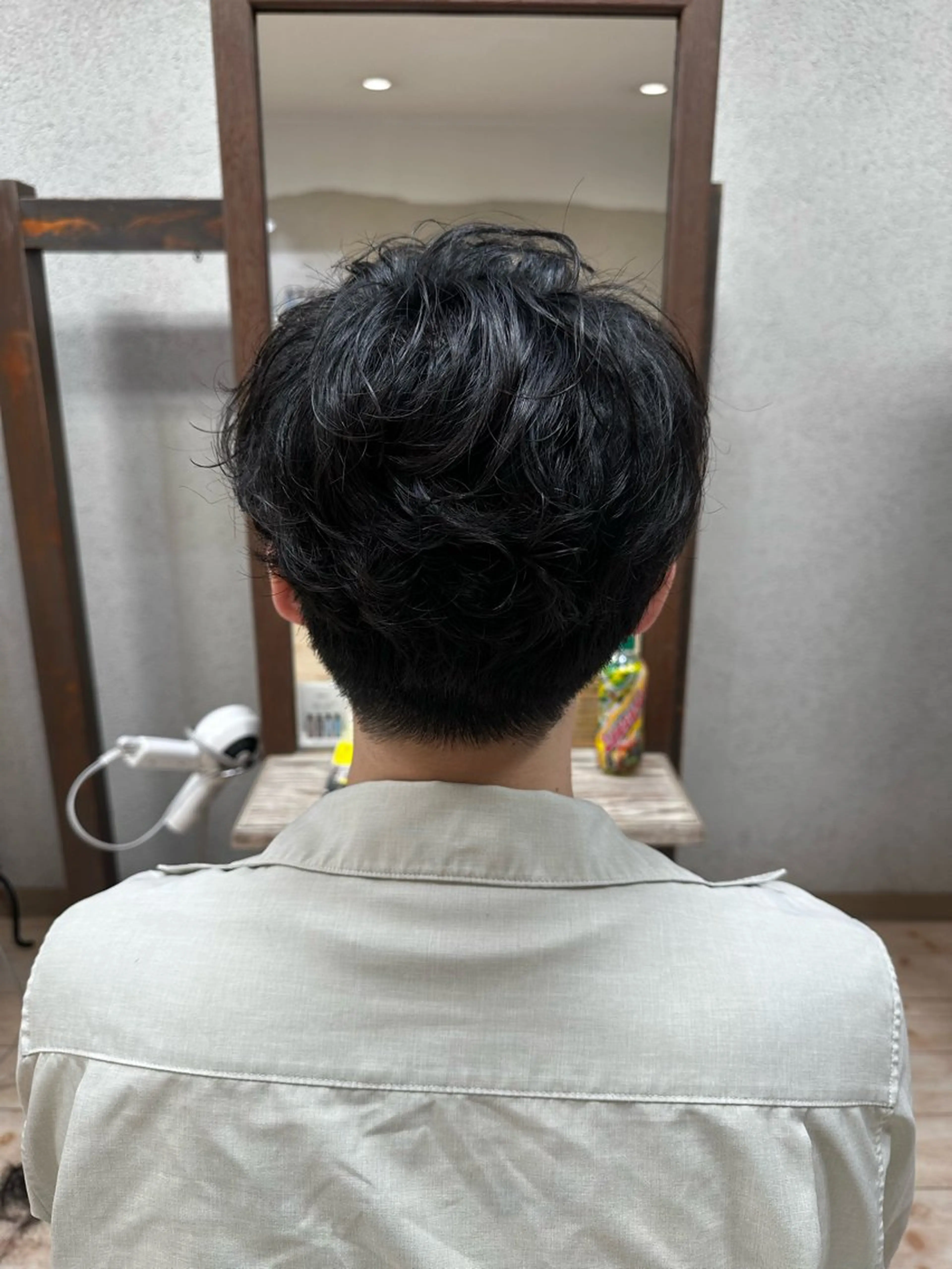 パーマ メンズ 阿部 美咲のヘアスタイル