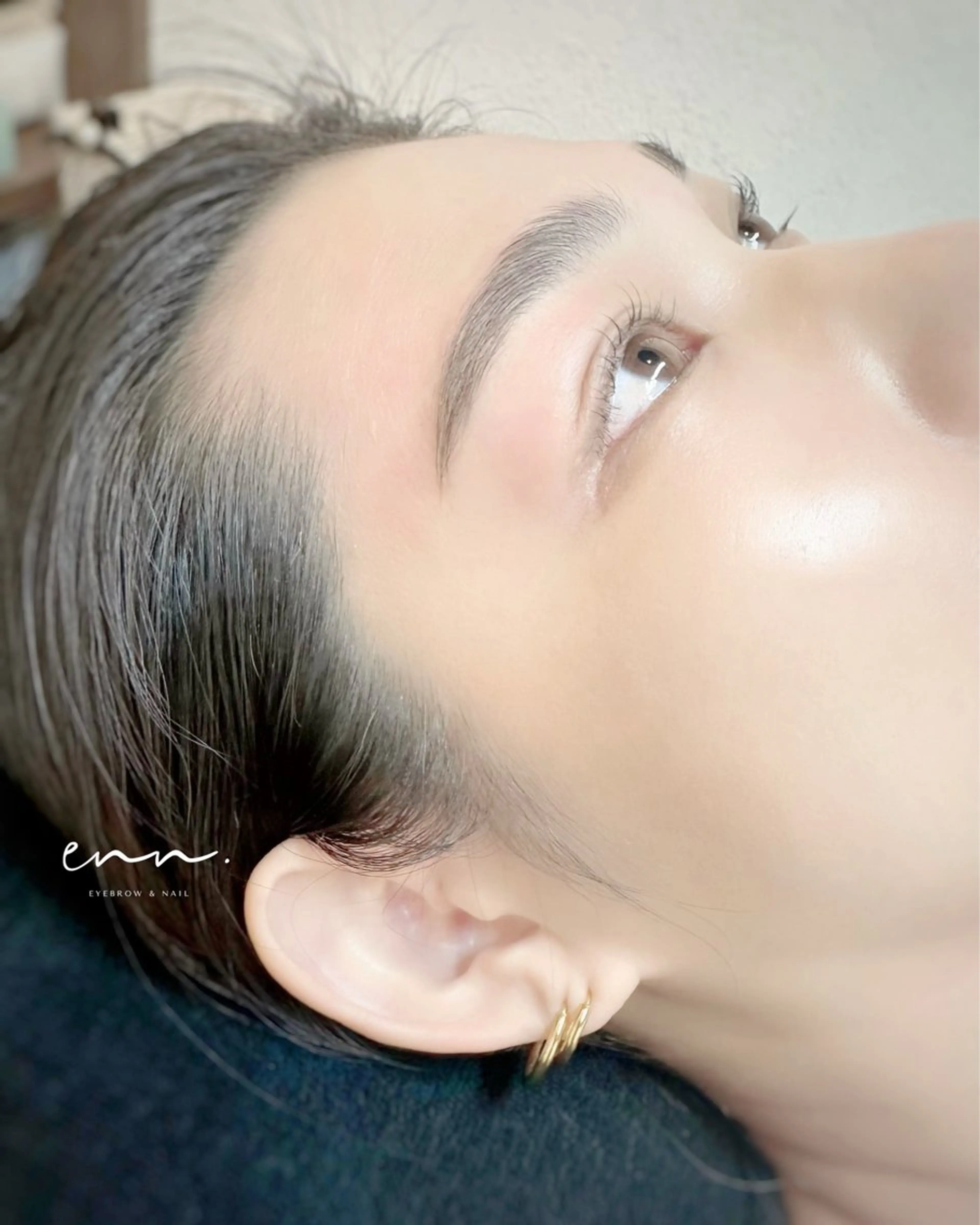 アイブロウ ハリウッドブロウリフト メンズアイブロウ enn.《エンドット》所属・enn. 【眉毛/ネイル】のネイルデザイン