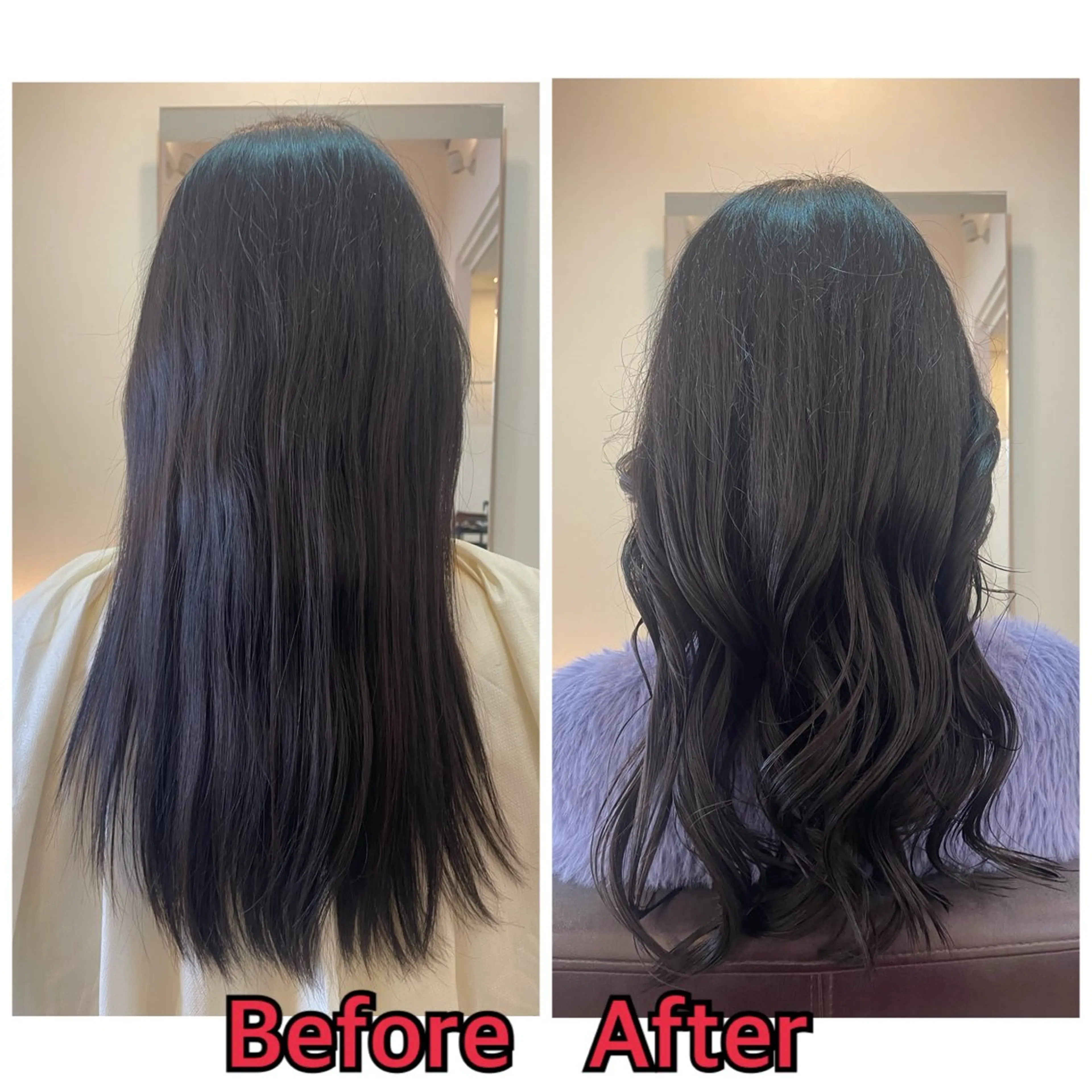 ロング 平 真亜里のヘアスタイル