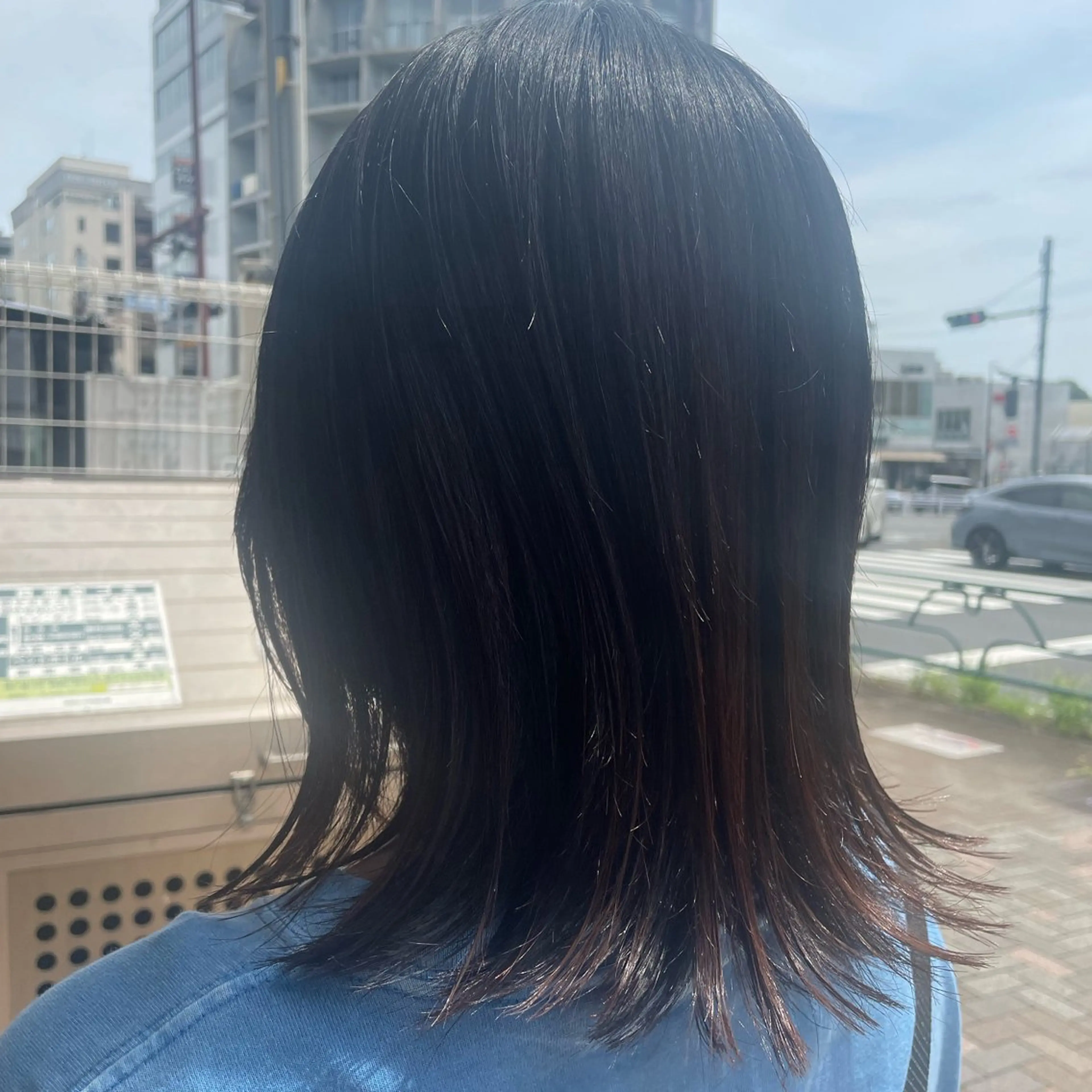 ミディアム ヘアアレンジ カット トリートメント リリー /Men's/パーマのヘアスタイル