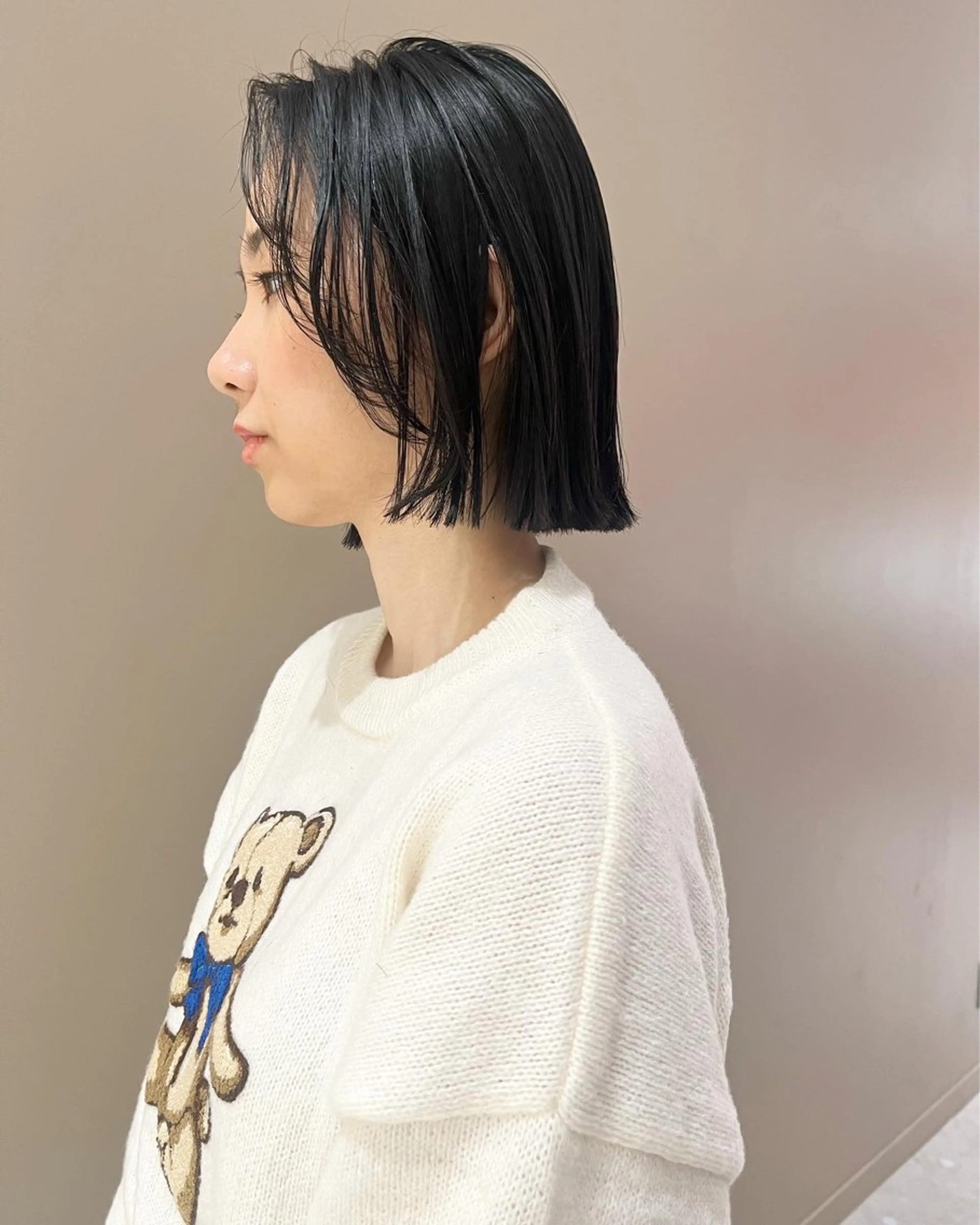 ショート パーマ ヘアアレンジ ボブ くせ毛 縮毛矯正 カット 縮毛矯正 🌷ボブ/髪質改善 ストレートのヘアスタイル