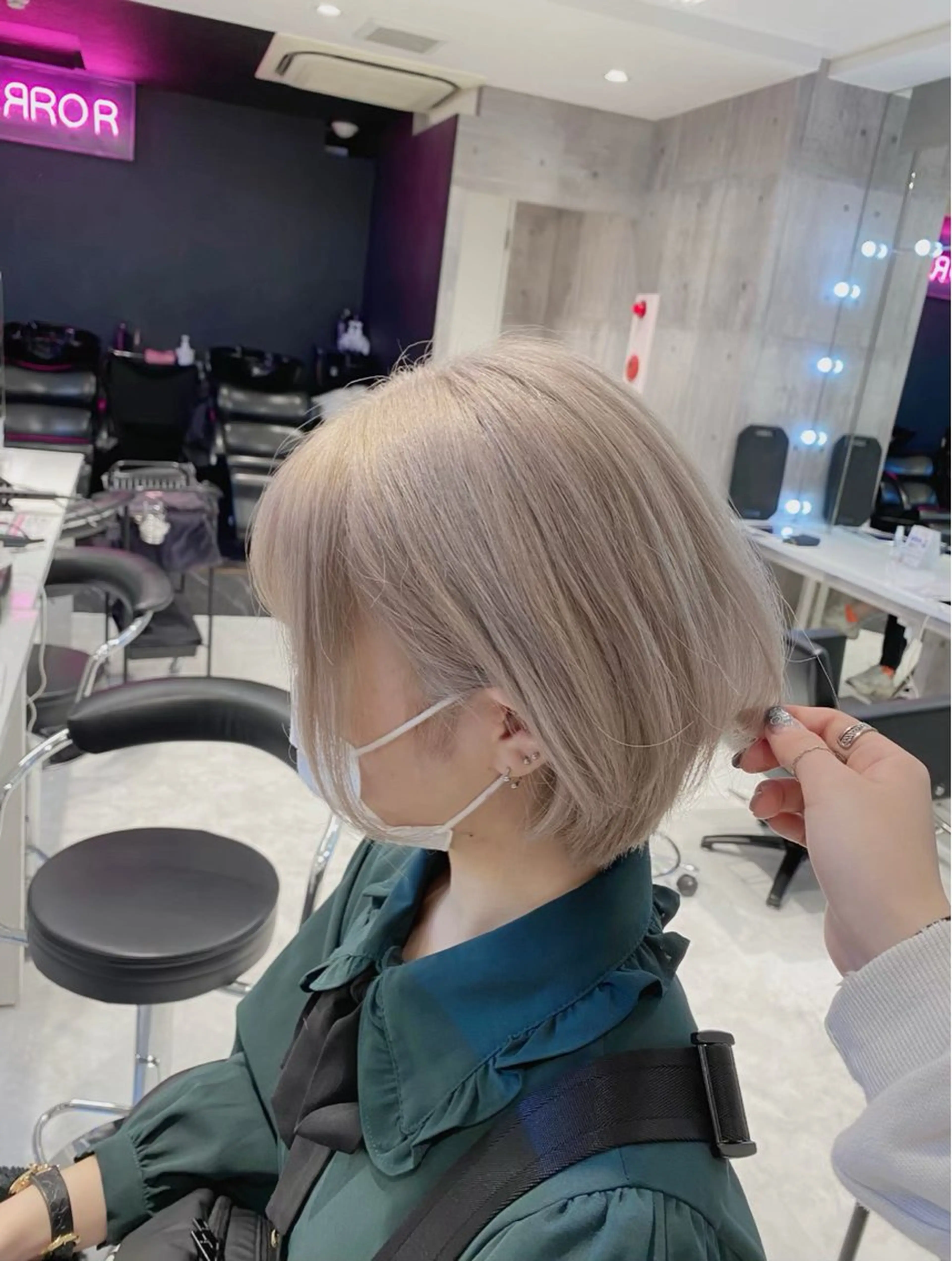 ショート カット トリートメント カラー🌈/カット /栄/misa👻のヘアスタイル