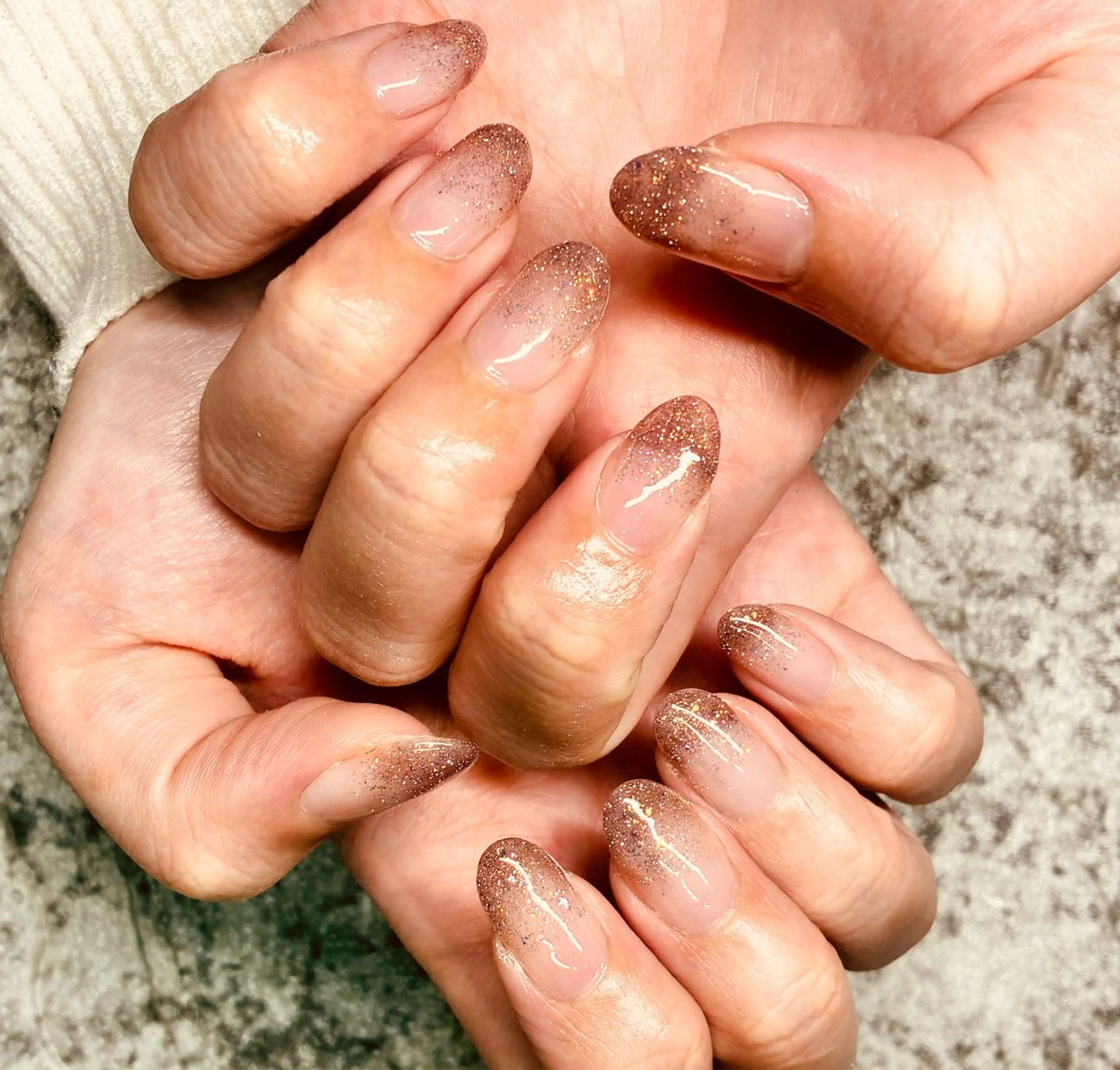 【フィルインオフ無料】ラメグラデーション! ※お支払いは現金のみとなります。の写真