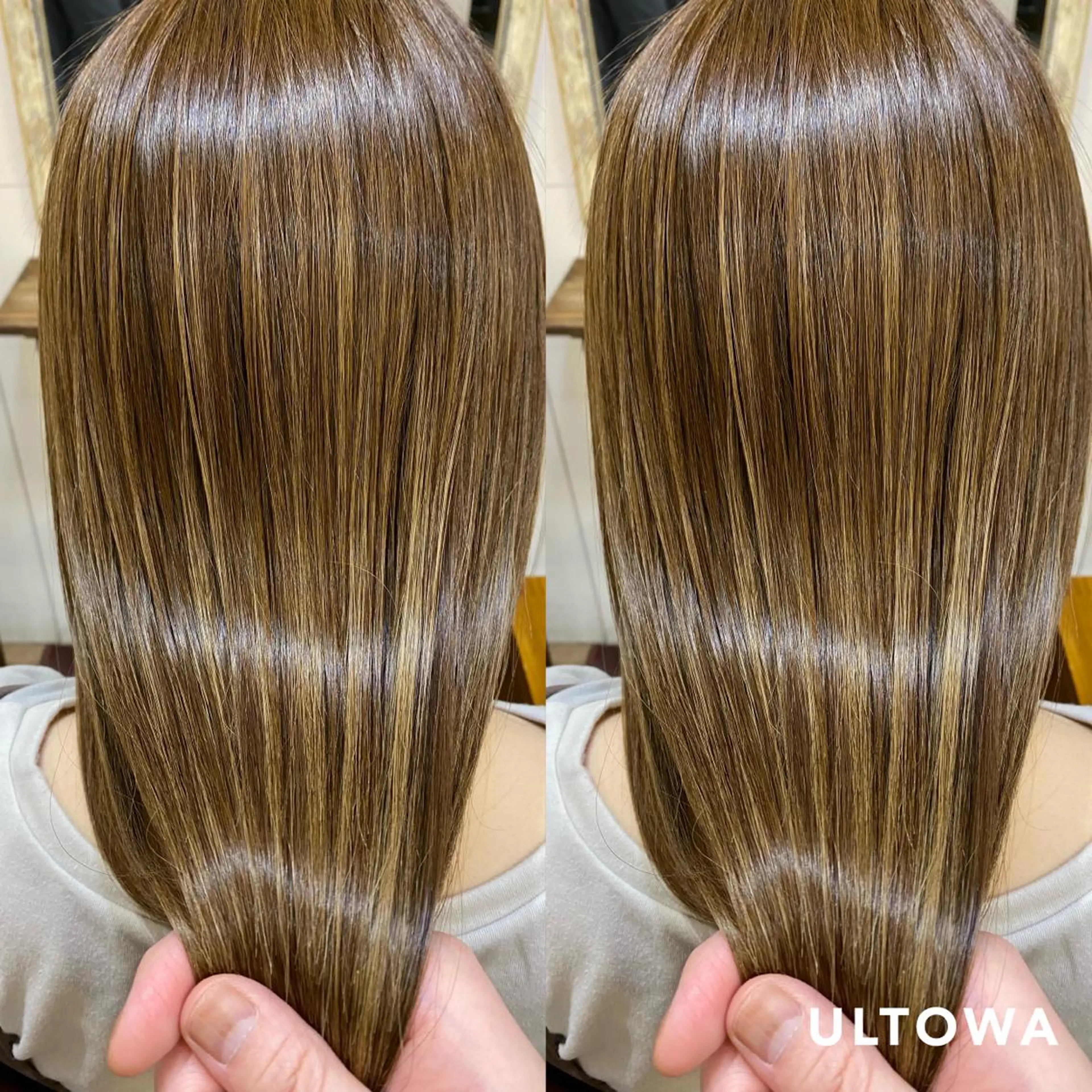 ロング ヘアカラー トリートメント 前井 正人のヘアスタイル