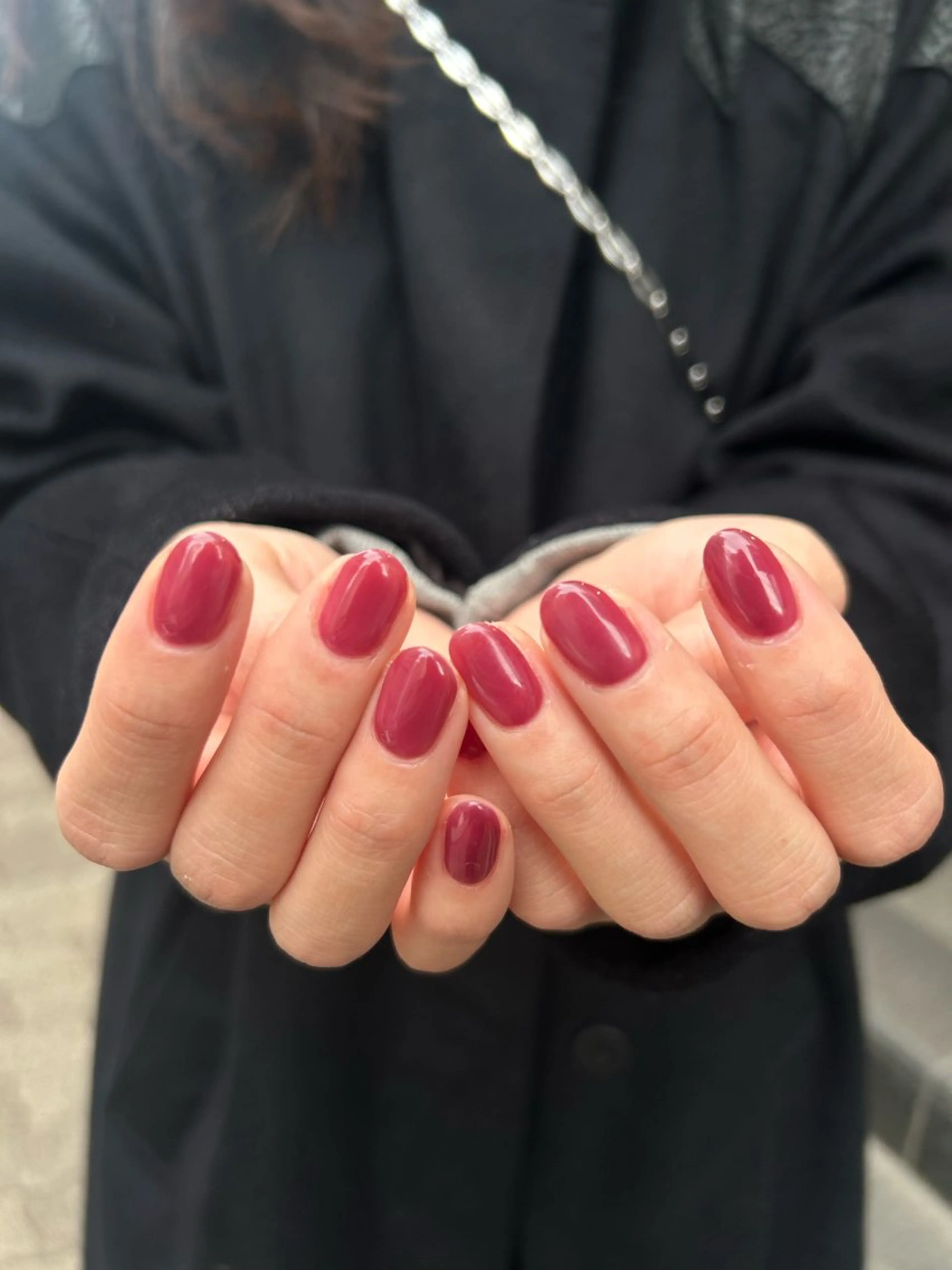 ネイル ニュアンスネイル ワンカラーネイル シンプルネイル Yuni.所属・sakae yurinaのネイルデザイン