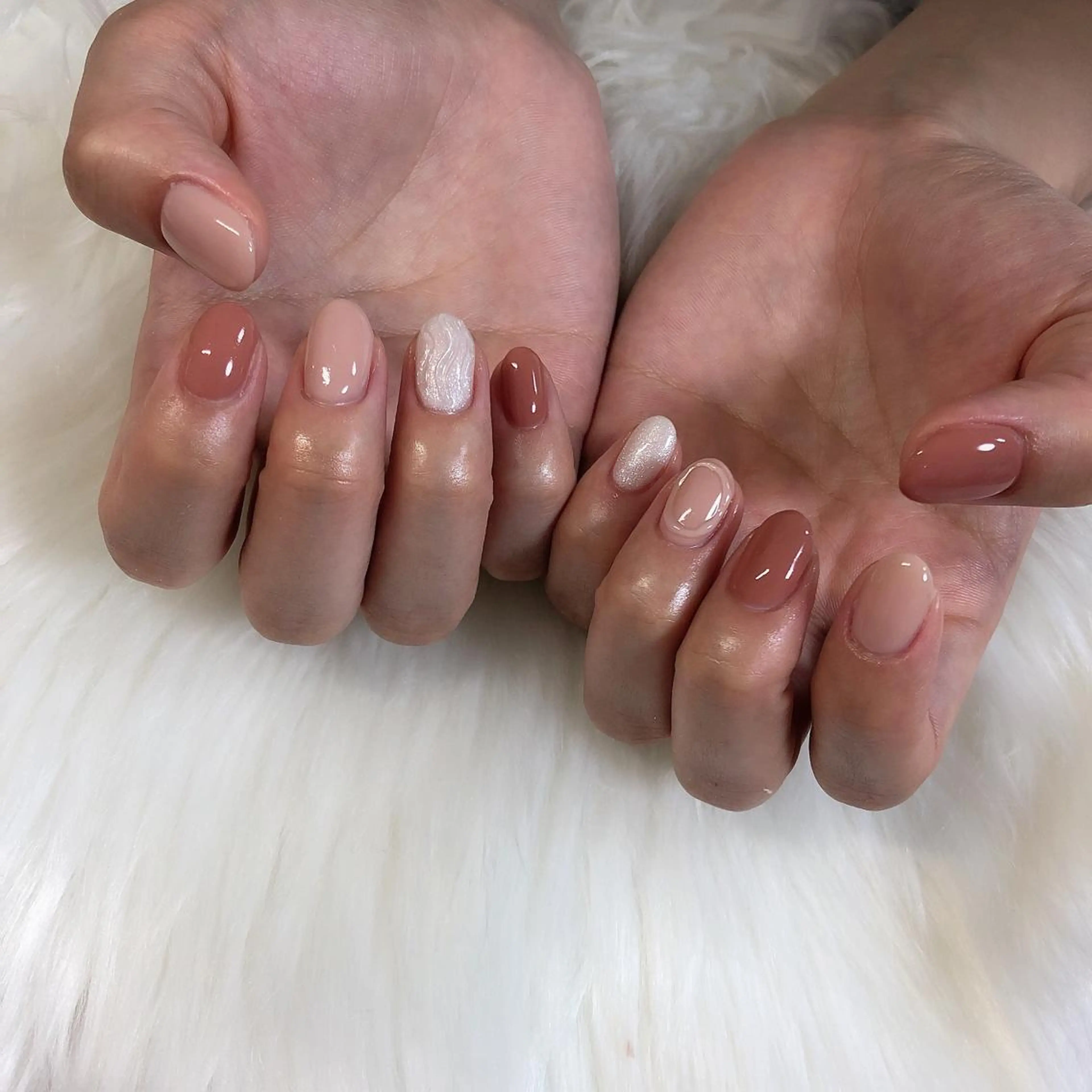 ネイル ハンドネイル 西岡 杏のネイルデザイン