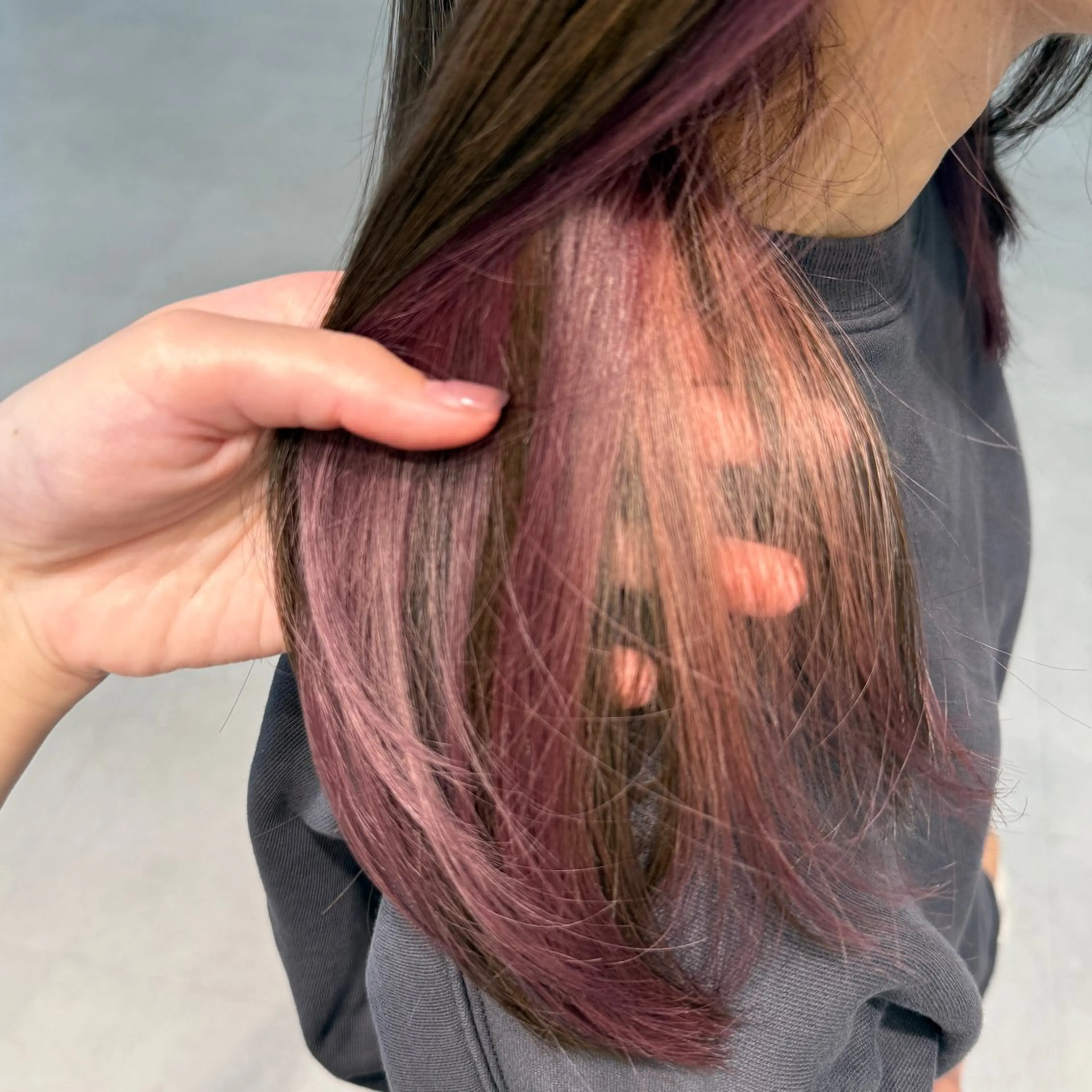 カラー インナーカラー cocoa船橋🎀 naomiのヘアスタイル