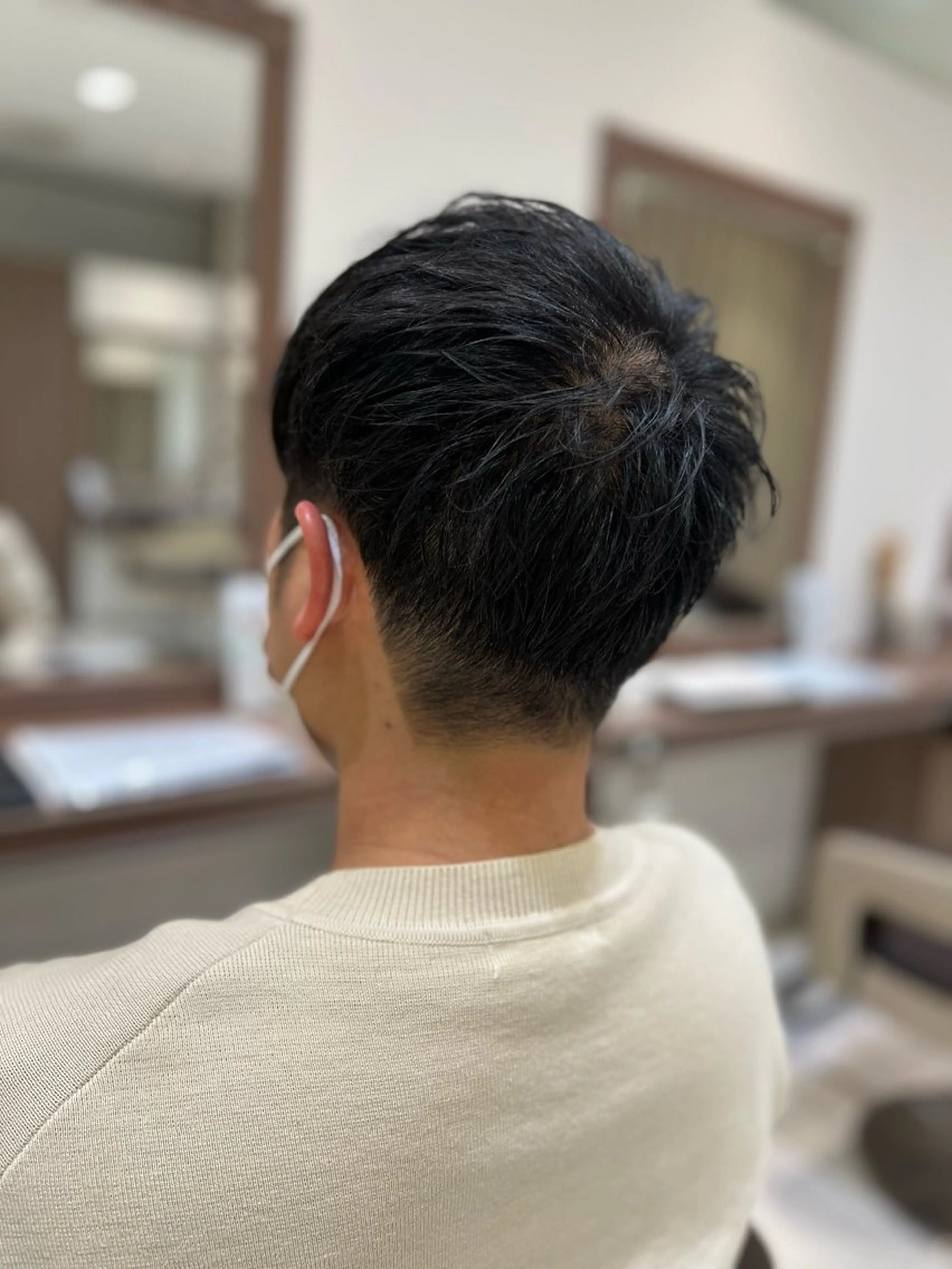 メンズカット＋シャンプー＋眉カットの写真