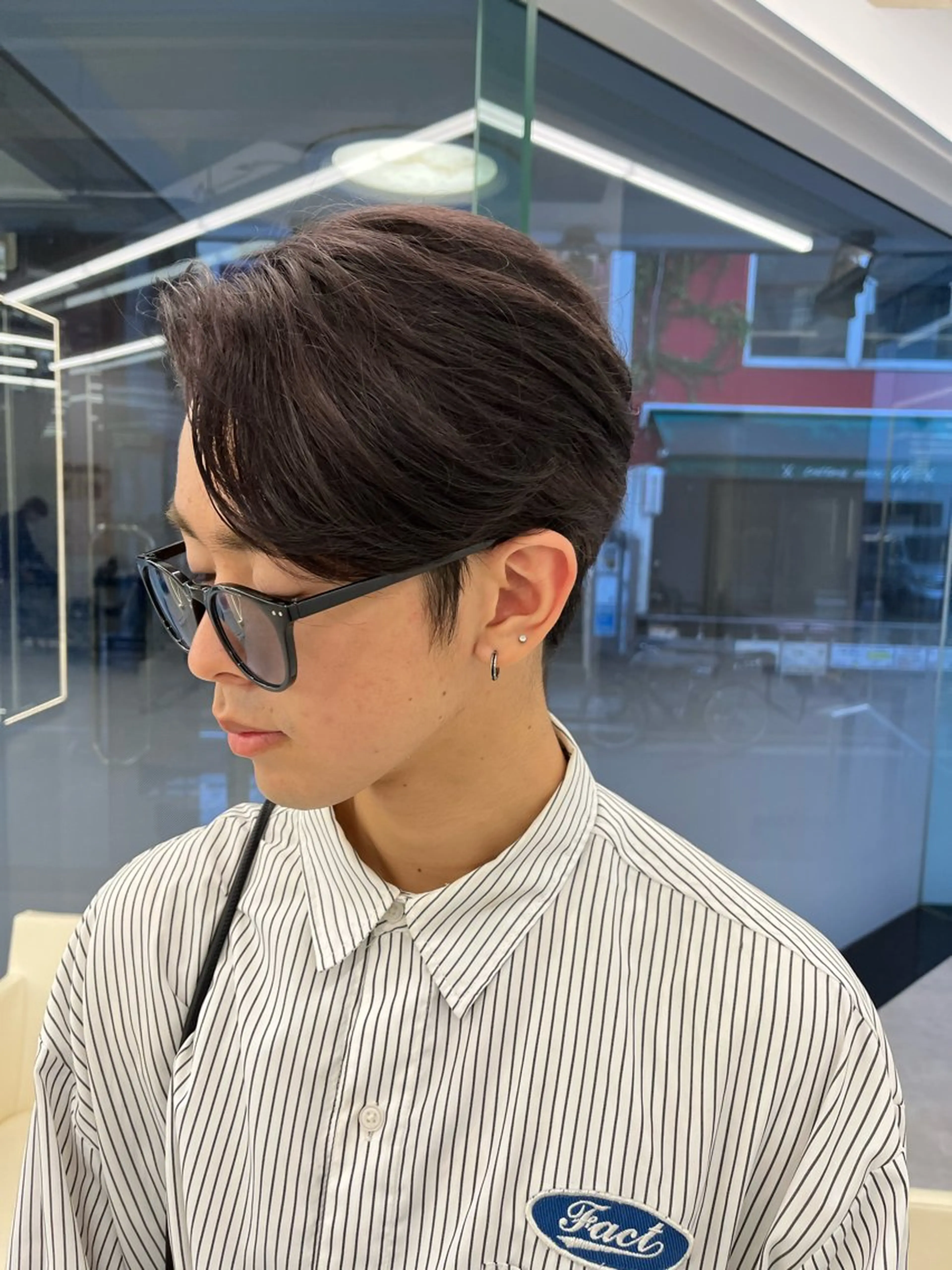 カラー メンズ グレージュ 森龍馬 メンズ専門美容師のヘアスタイル