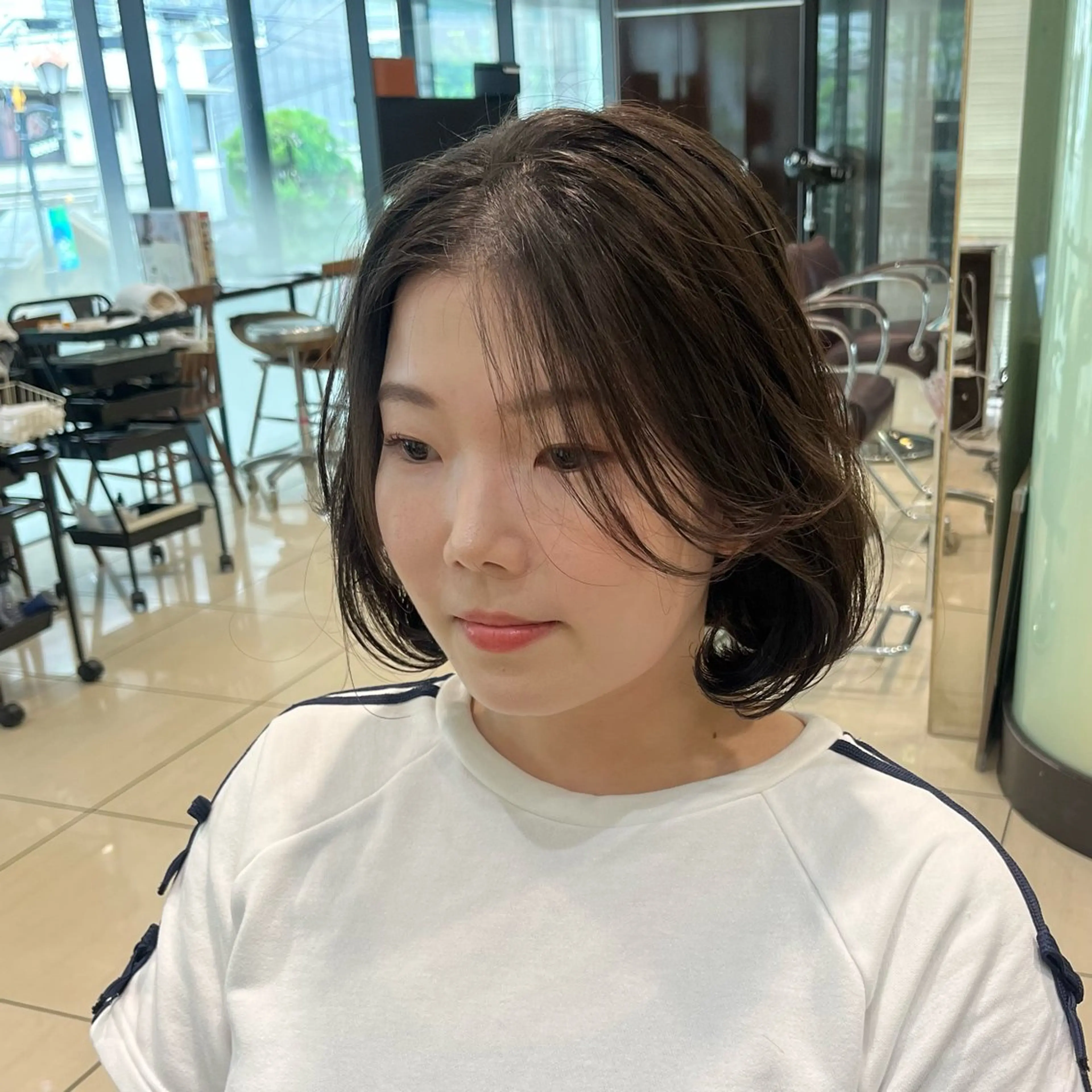 ショート パーマ タンバルモリ 韓国風ヘア カット パーマ タンバルモリパーマ 礒井メンキのヘアスタイル