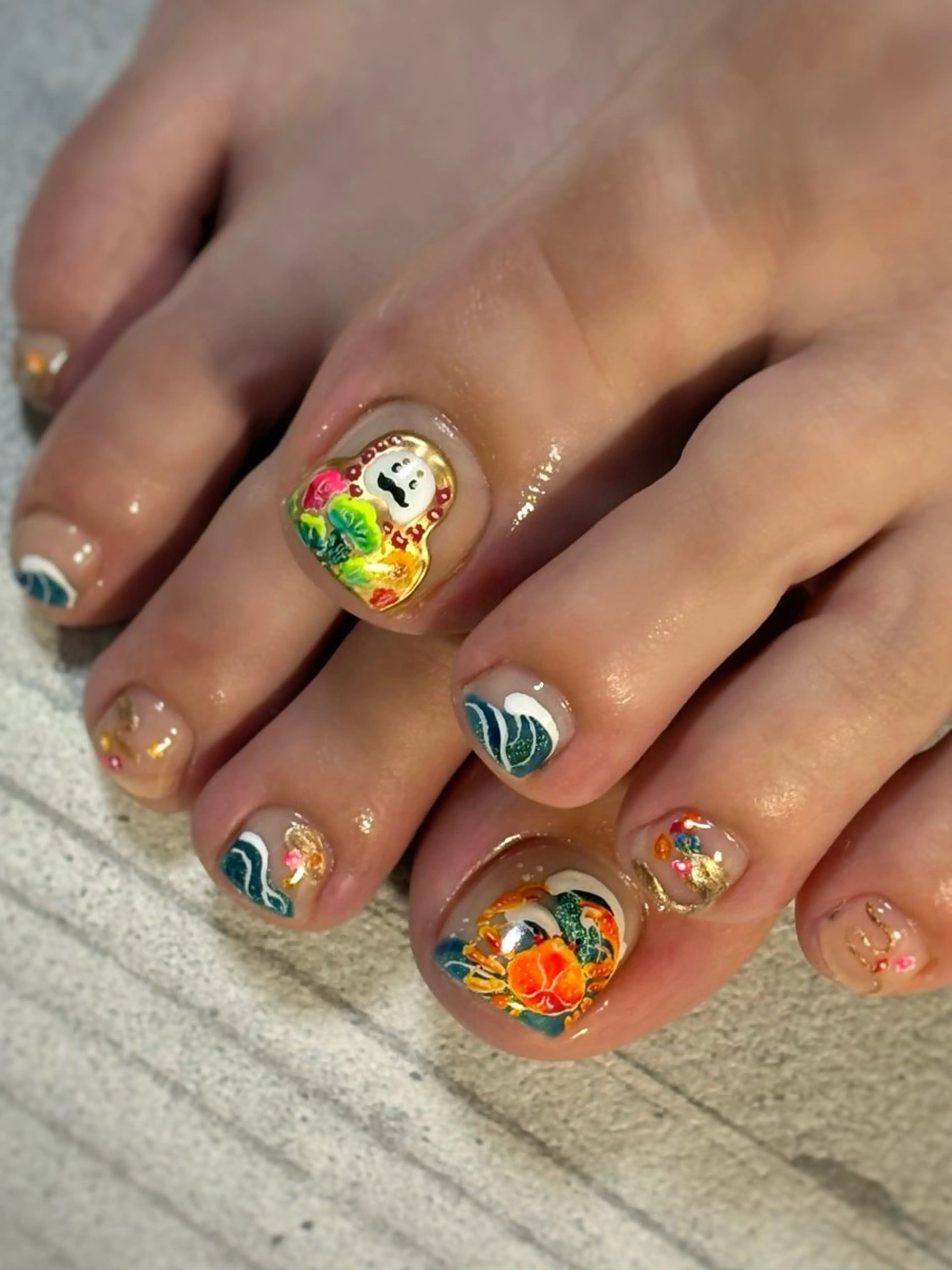 ネイル フットネイル FIORITURA Maikoのネイルデザイン