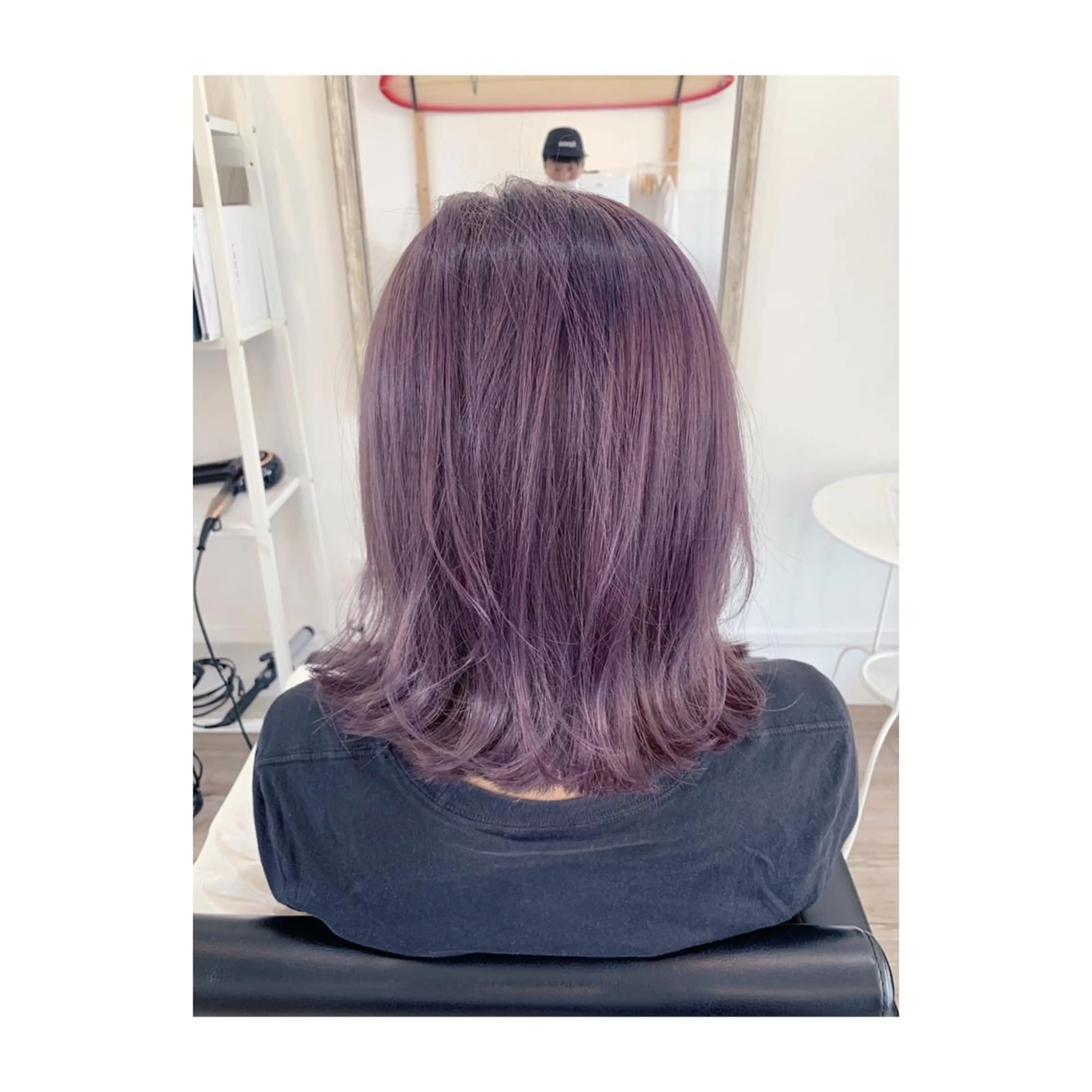 ミディアム ヘアカラー 谷川 裕徳のヘアスタイル