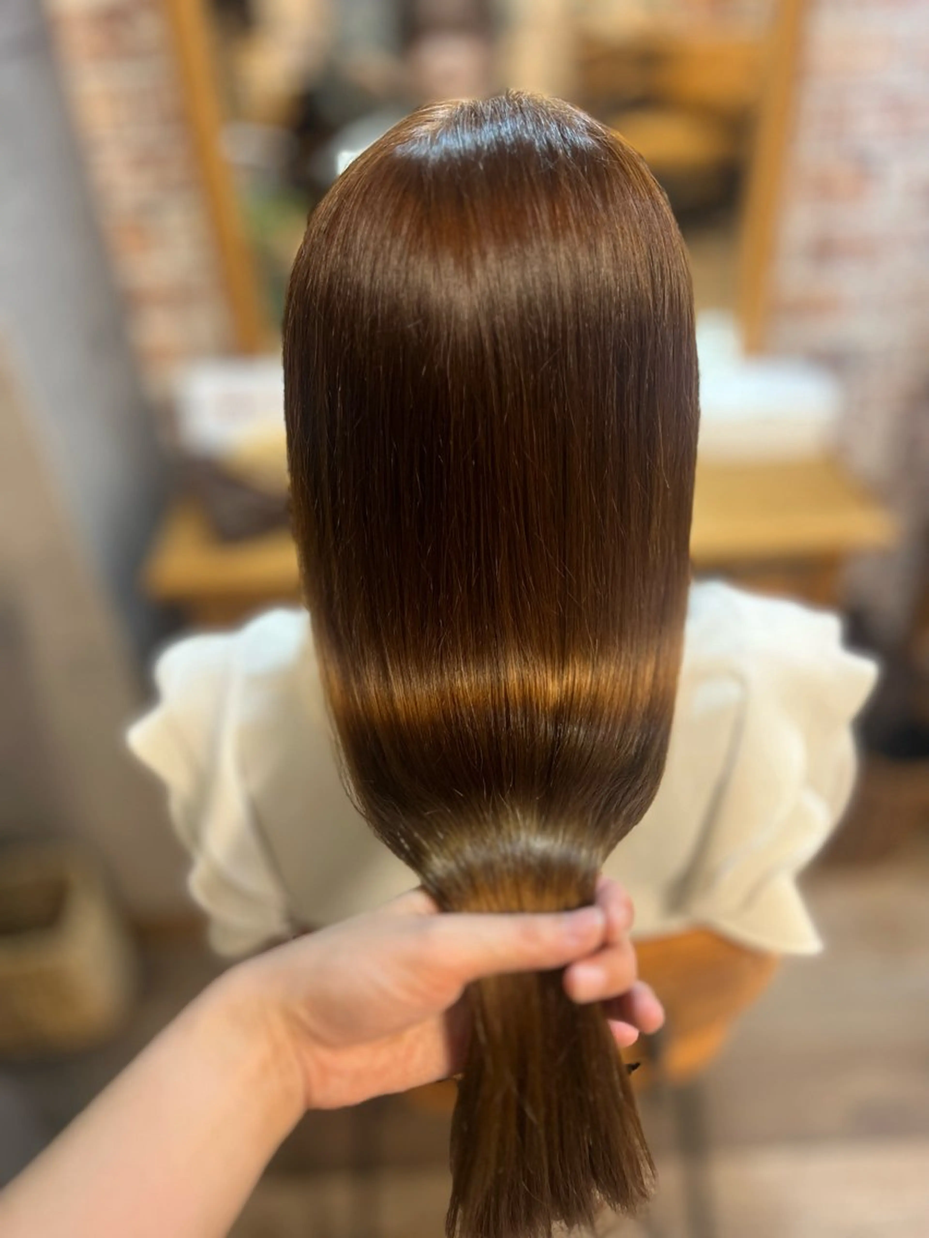 ロング カラー パーマ 髪質改善HALO トリートメント専門店のヘアスタイル