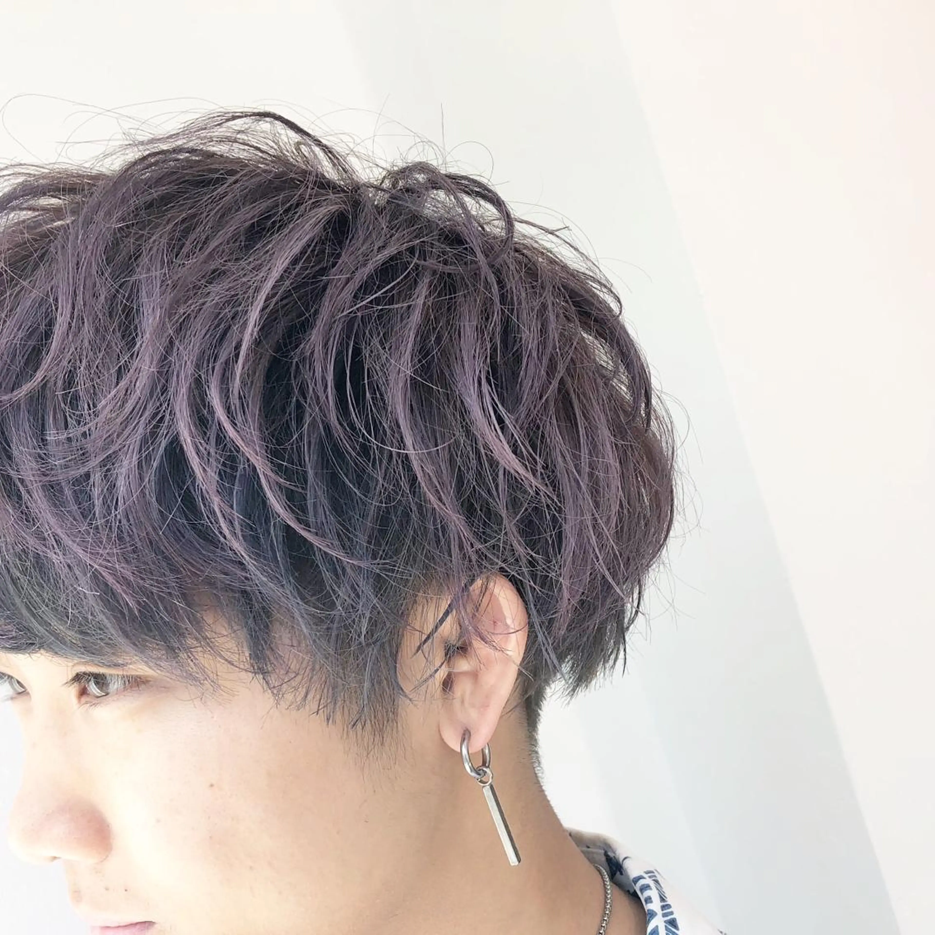 カラー メンズ BABY 艶髪暗髪ヘア💖達人のヘアスタイル