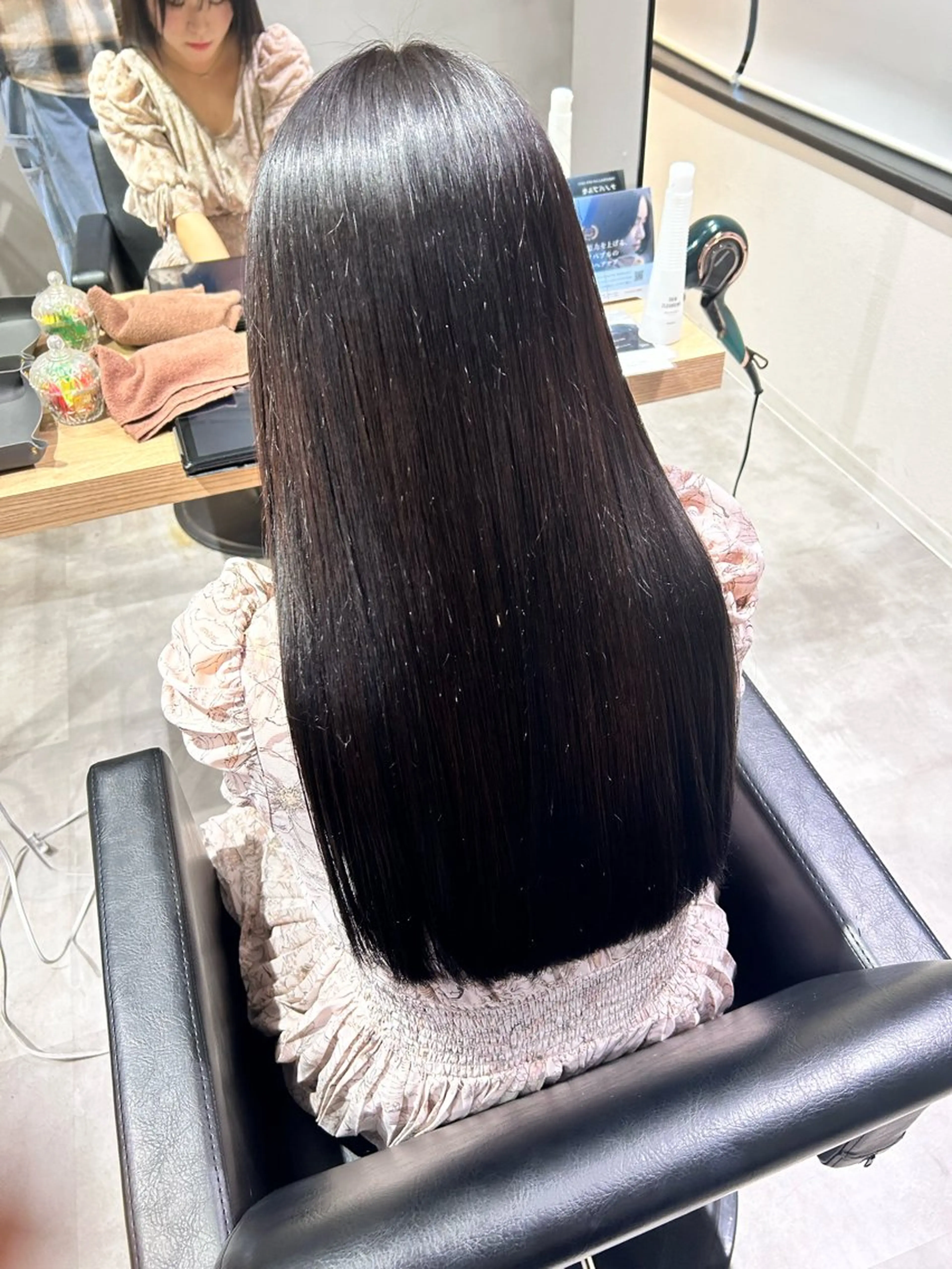 ロング 縮毛矯正 中川 りゅうせいのヘアスタイル