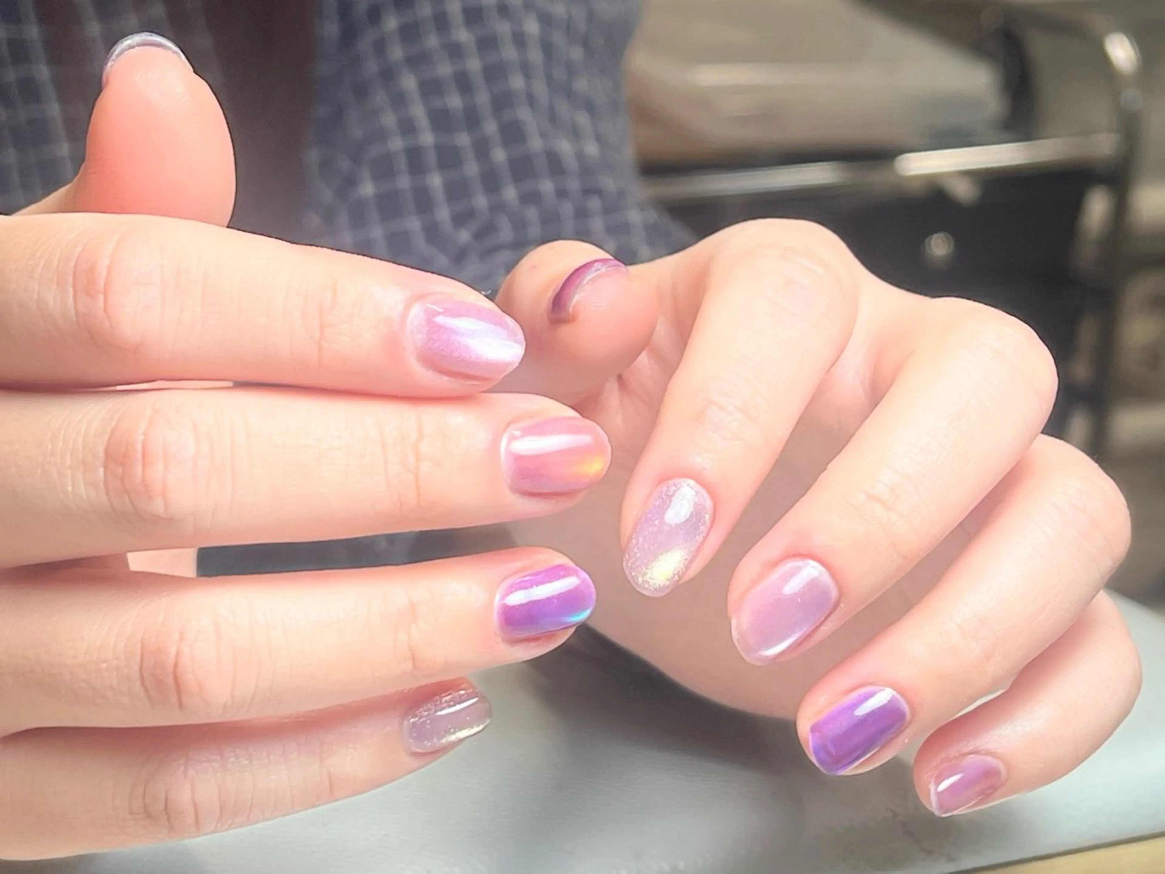 ネイル アートネイル 韓国ネイル 持ち込み ニュアンスネイル ワンカラーネイル イブ ネイリのネイルデザイン