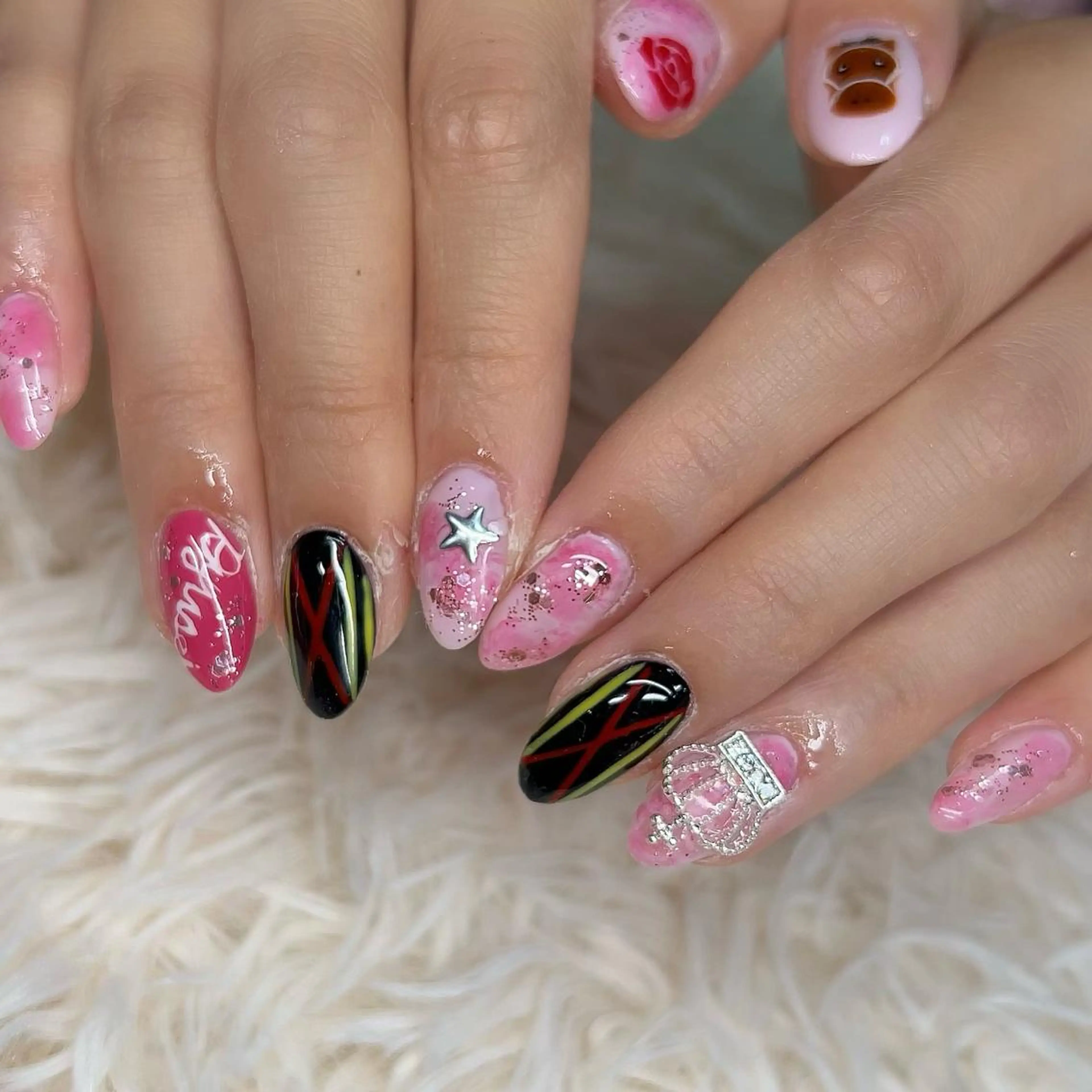 ネイル ハンドネイル 【Yappy🌈】 💖P-tanaのネイルデザイン