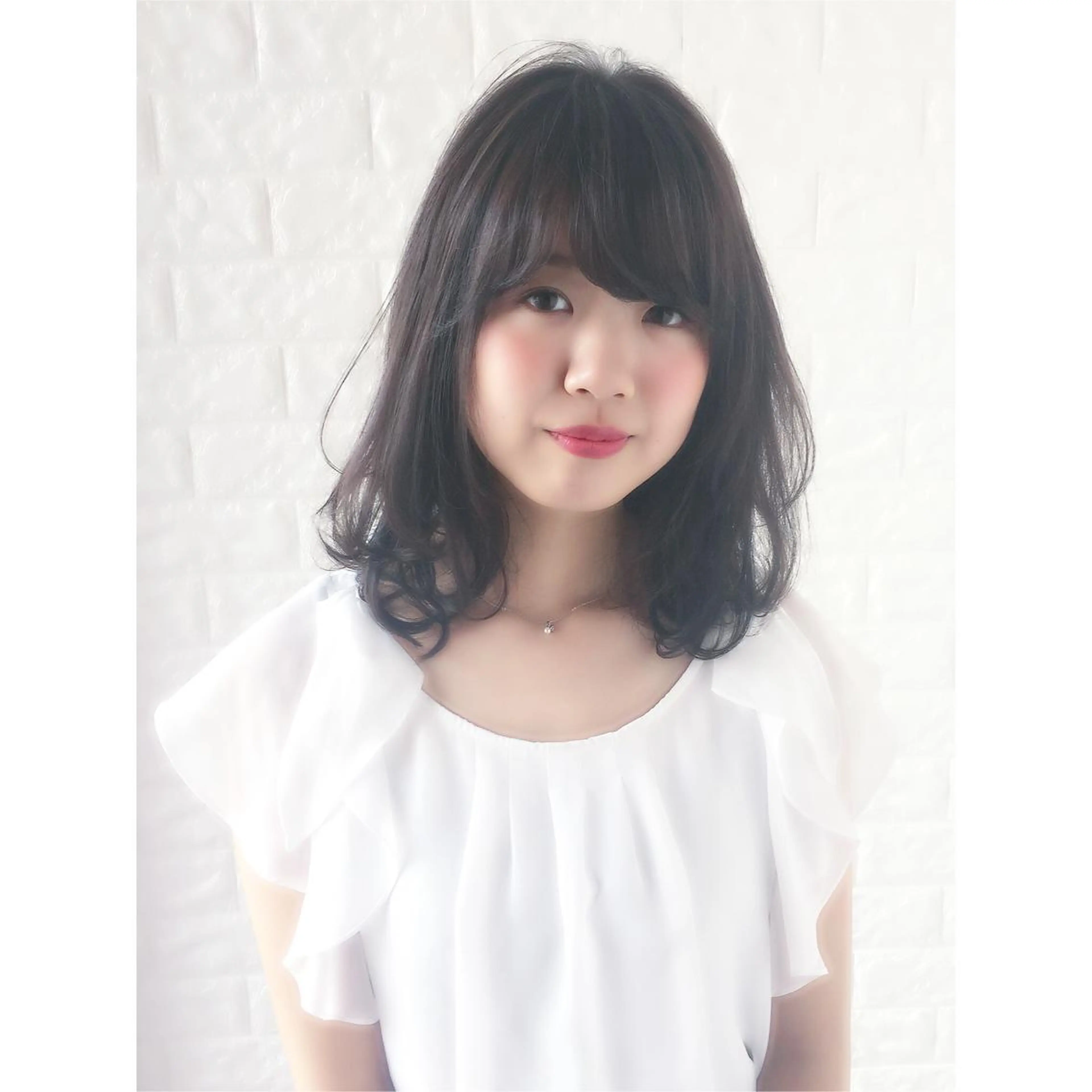 ミディアム パーマ ミディアムパーマ デジタルパーマ KIZU 髪質改善 オカルト怪談のヘアスタイル