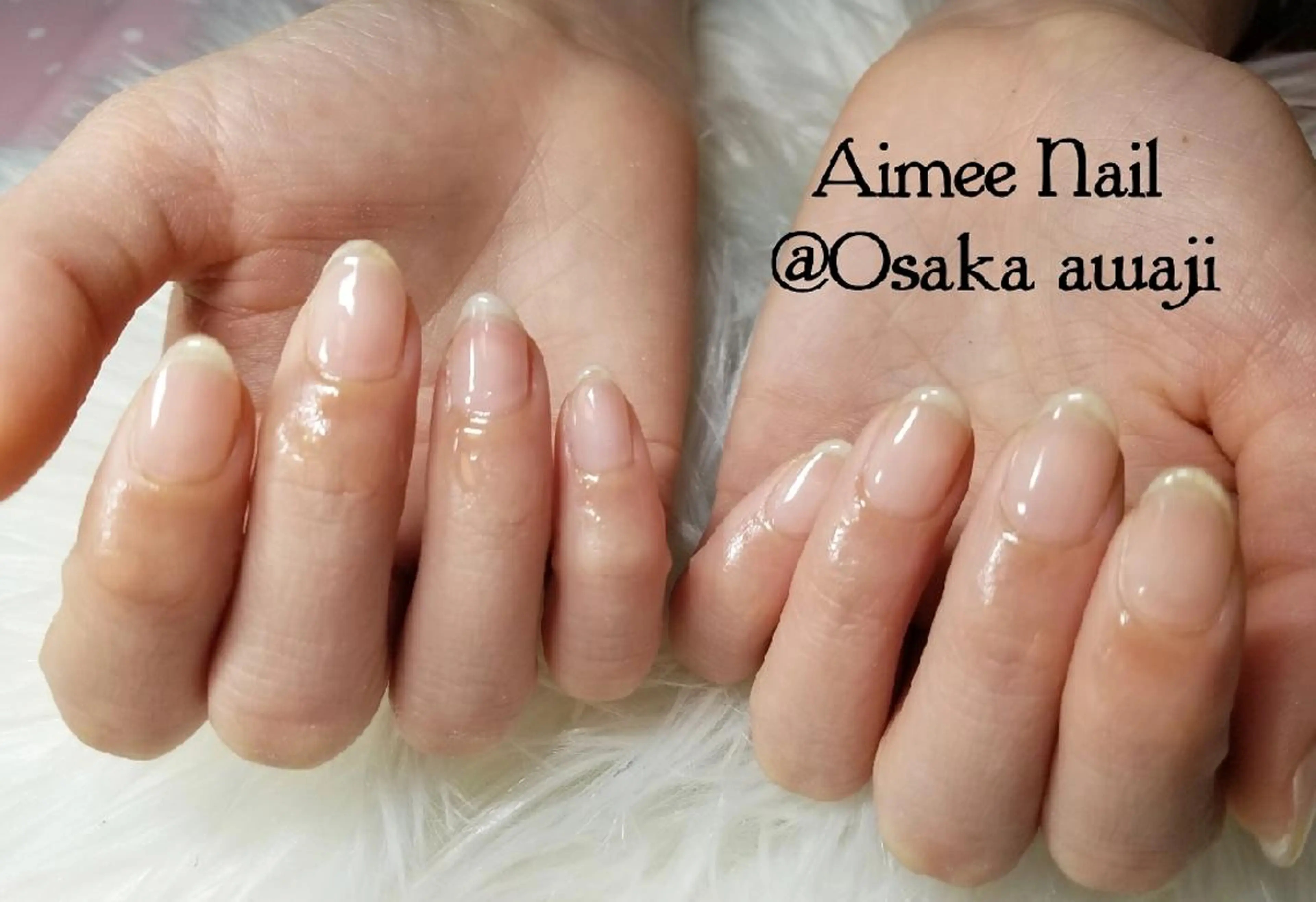 ネイル クリアネイル ジェルネイル 齋藤 あゆみのネイルデザイン
