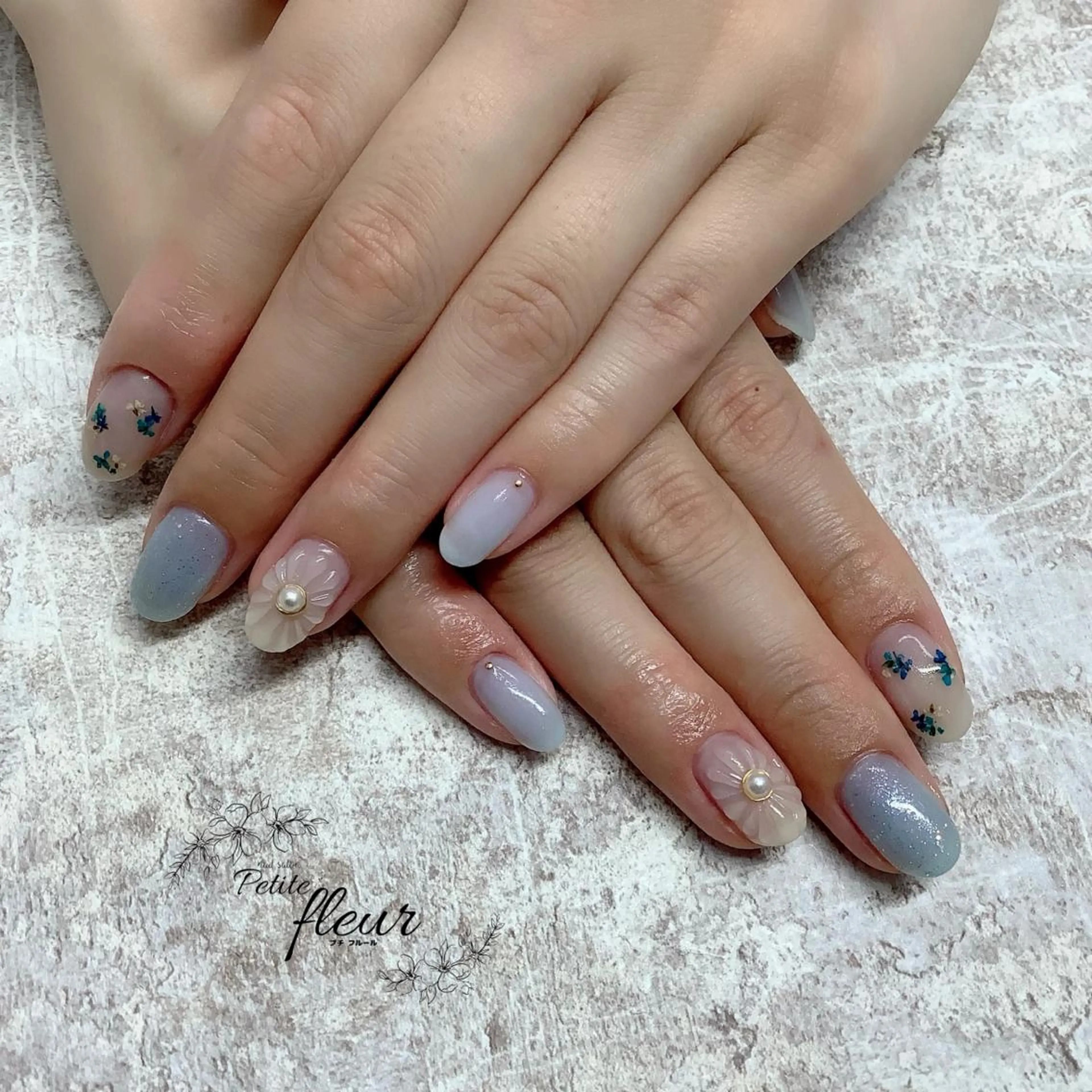 ネイル ❁⃘*。Petite fleur❁⃘*りさのネイルデザイン