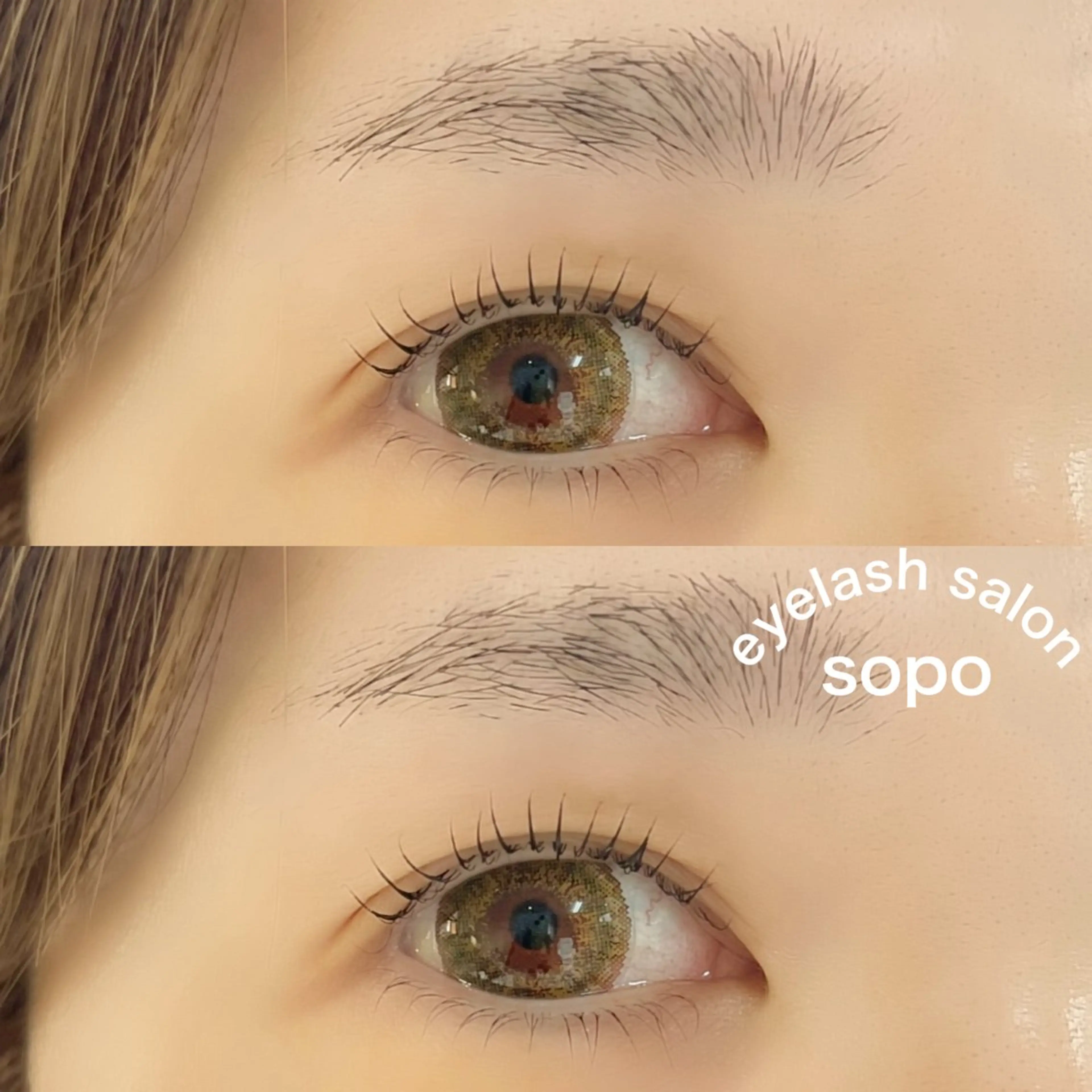 マツエク・マツパ 下まつげエクステ 一重×まつ毛パーマ eyelash salon sopo所属・sopo 山口のマツエク・マツパデザイン
