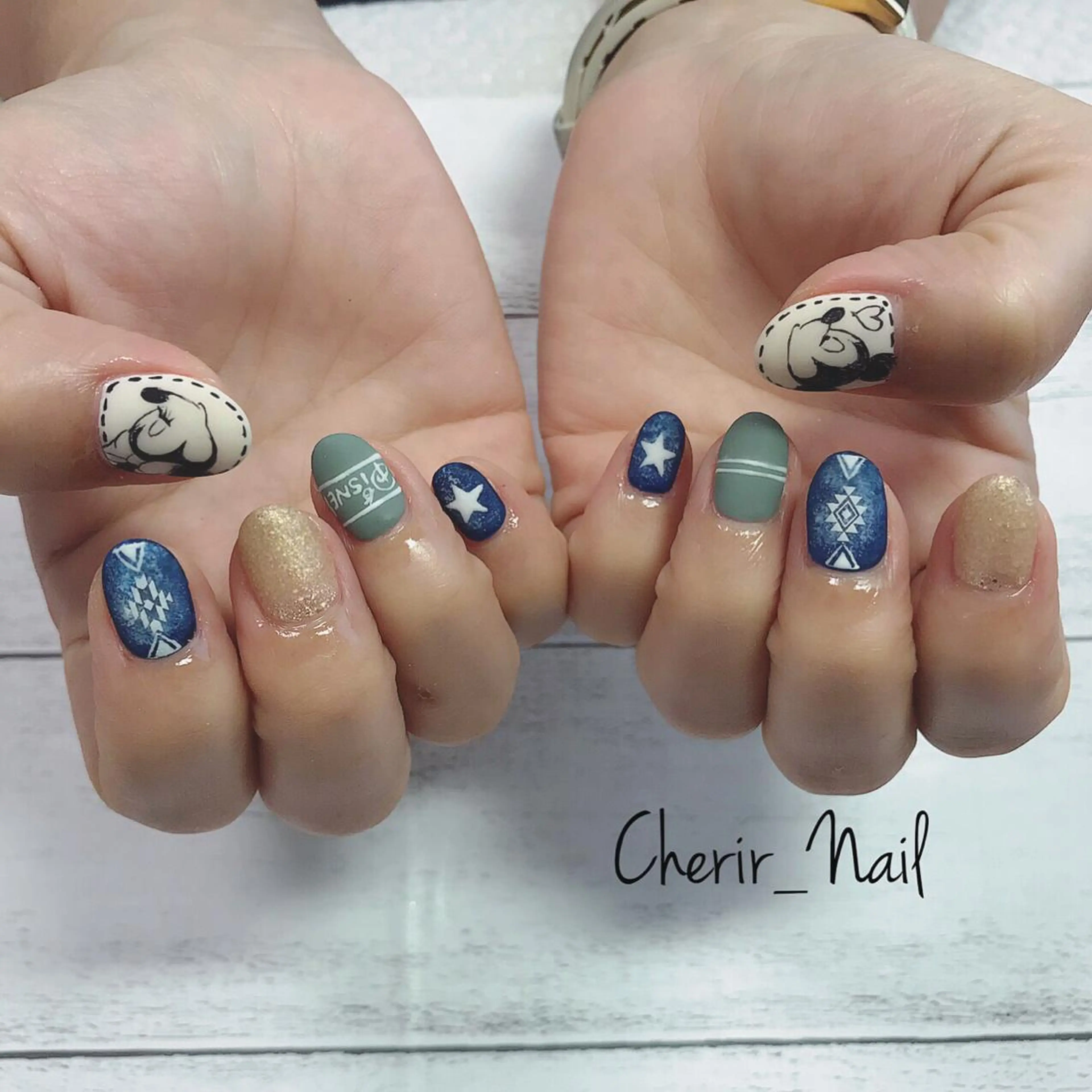 ネイル アートネイル カジュアル マットネイル ワンカラーネイル ハンドネイル Cherirnail kaoriのネイルデザイン