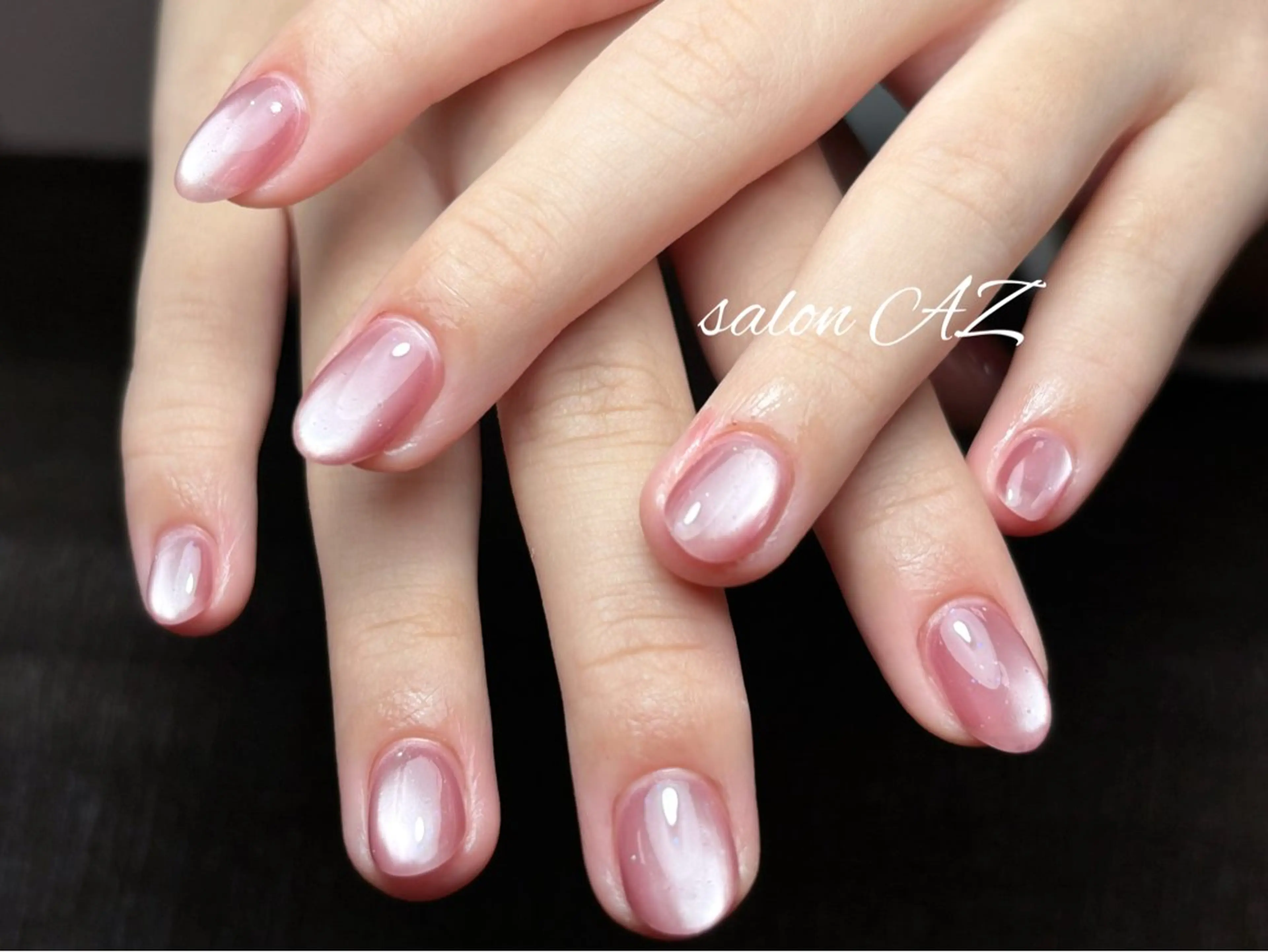 ネイル アートネイル 長さ出し フットネイル フレンチネイル ジェルネイル ハンドネイル salon AZのネイルデザイン