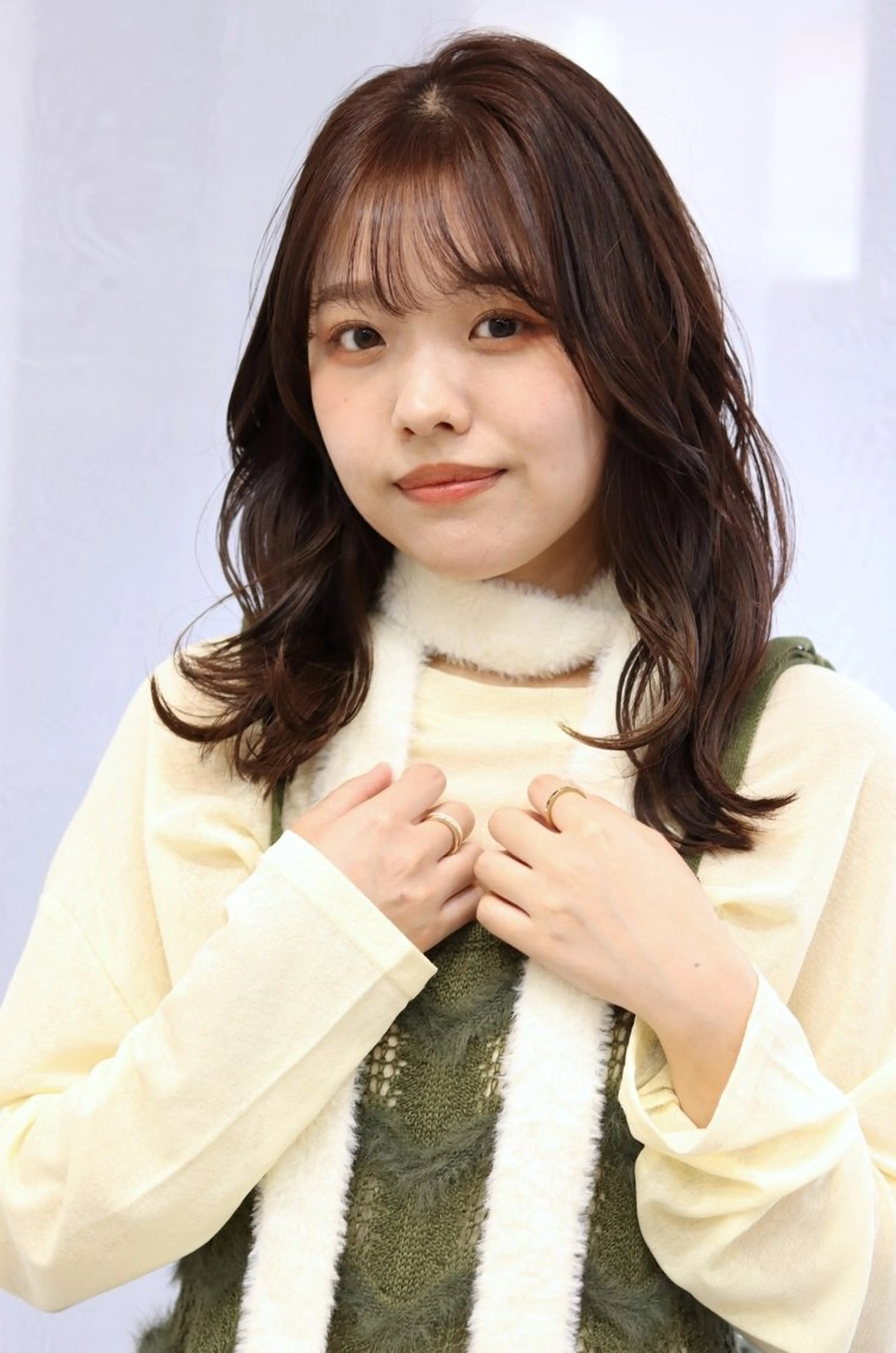 ミディアム 髪質改善 レイヤーカット トリートメント カット ヘアカラー トリートメント 髪質改善🍀レイヤー 髙橋青心奏のヘアスタイル