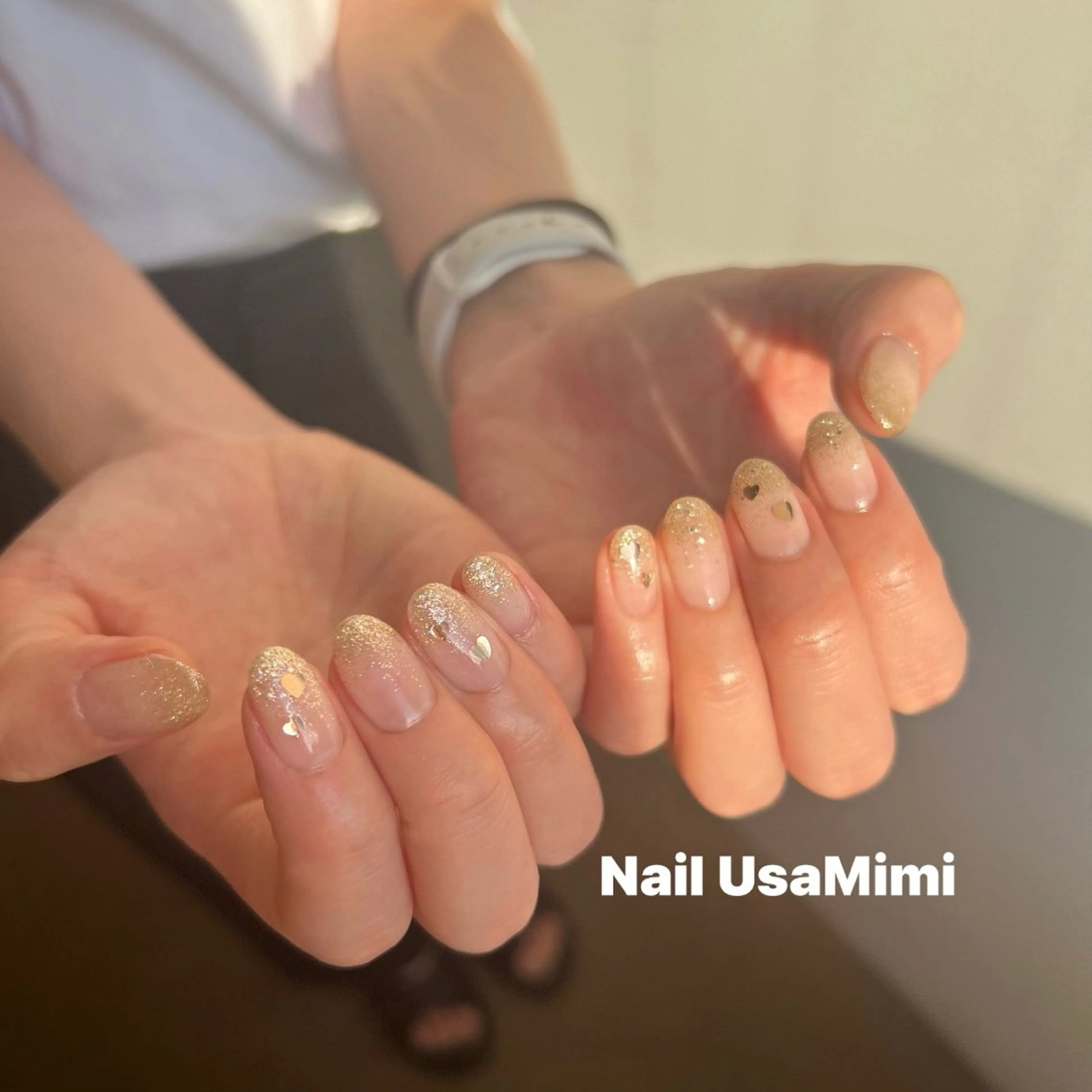 ネイル アートネイル オーロラネイル チークネイル フレンチネイル ジェルネイル 本町NailUsa Mimi RIKOのネイルデザイン