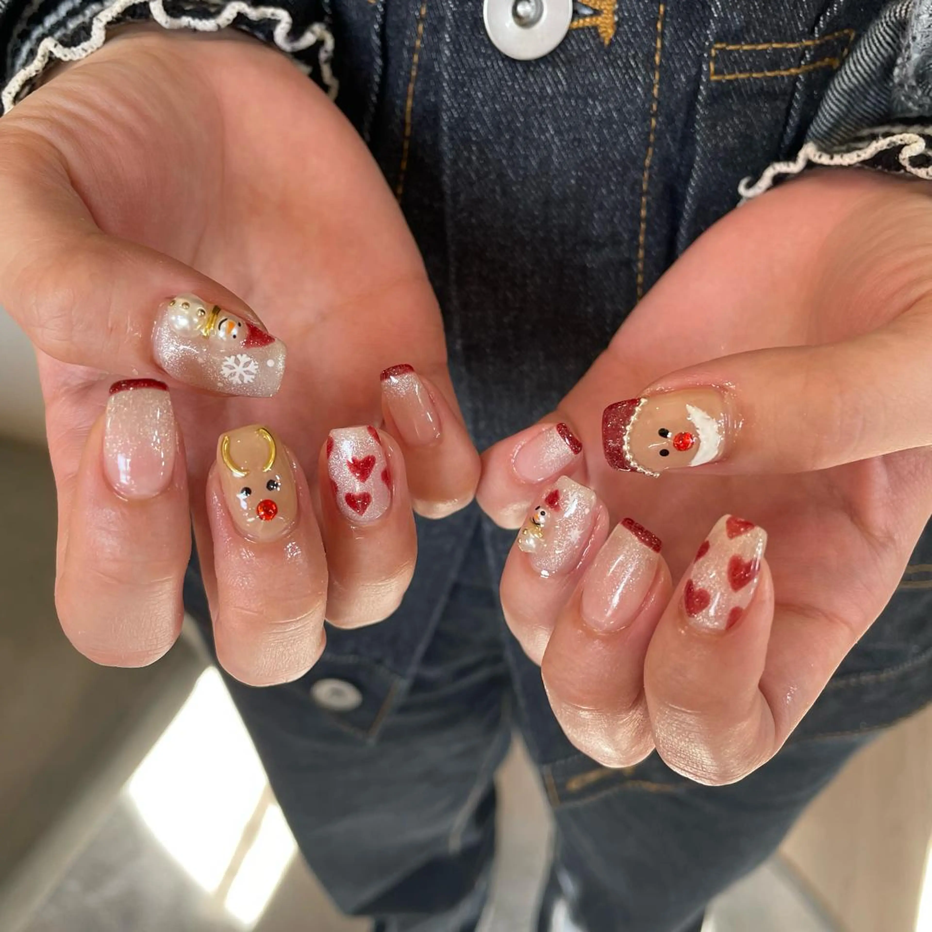 ネイル 冬ネイル クリスマス Nail Salon Gummi.のネイルデザイン