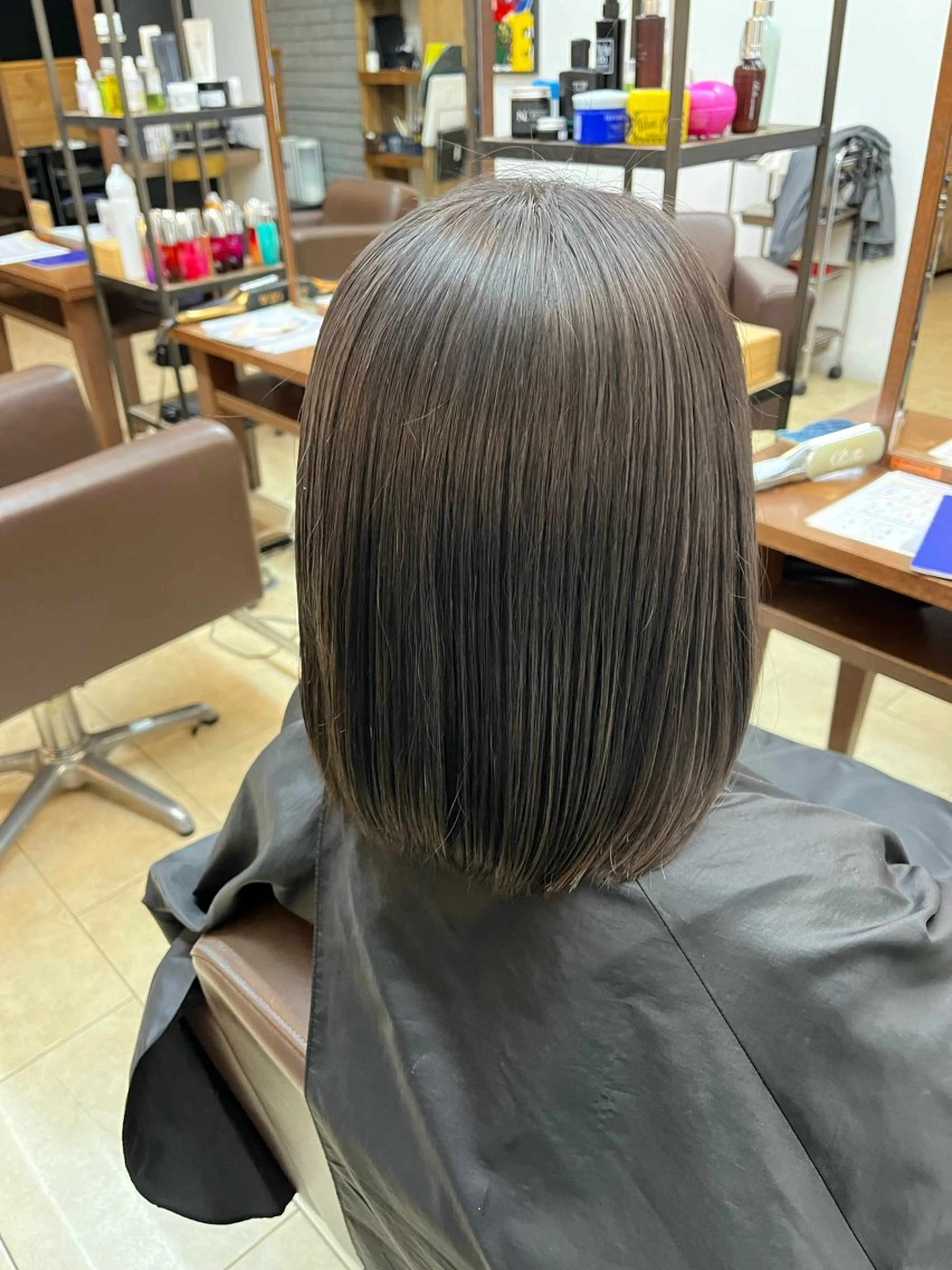 ミディアム カラー ヘアカラー 上西 花奏の眉毛・アイブロウイメージ