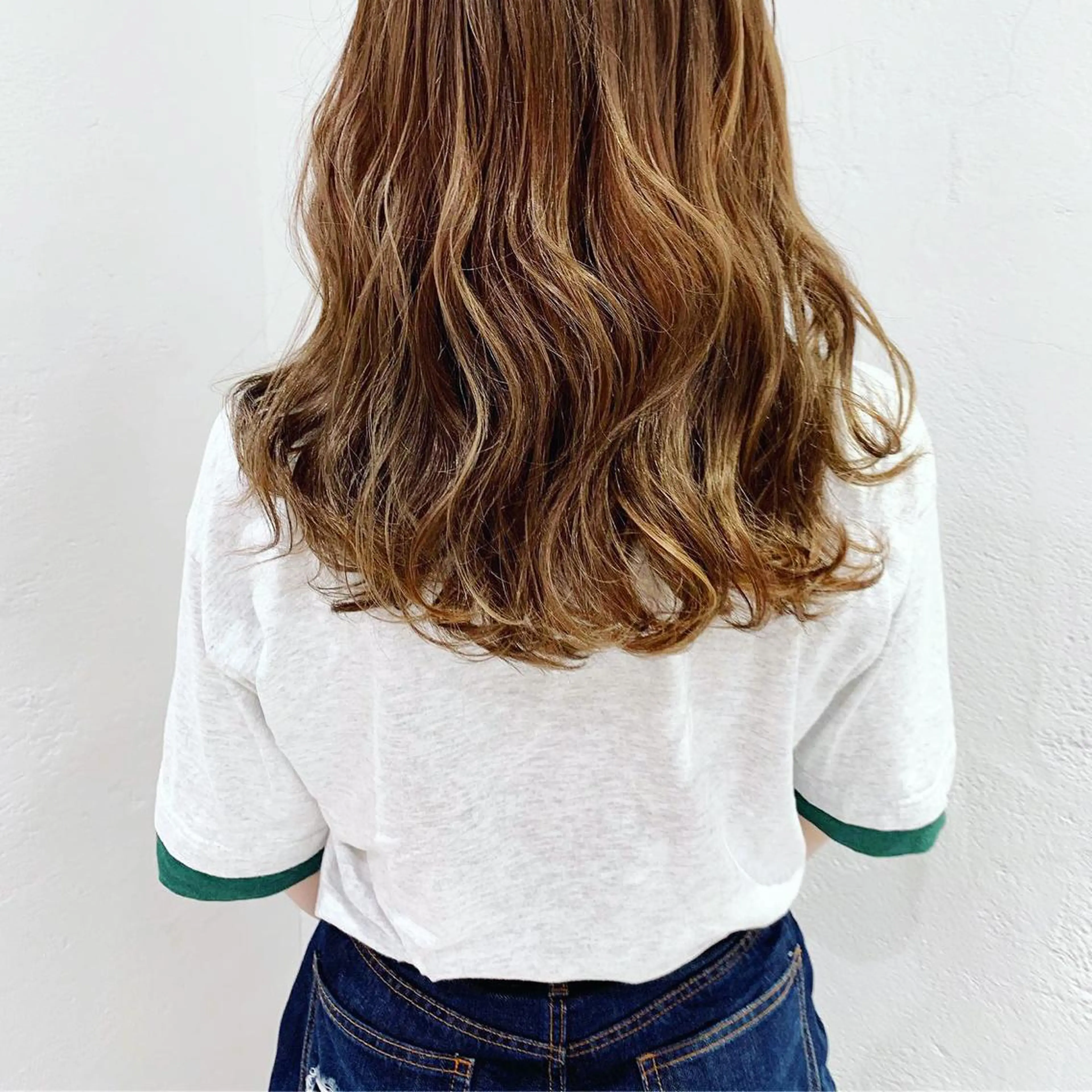 セミロング カラー ヘアアレンジ ベージュカラー 透明感カラー ハイライトカラー ハイライト 🫧透明感カラー/ ボブ/小笠原🪽のヘアスタイル