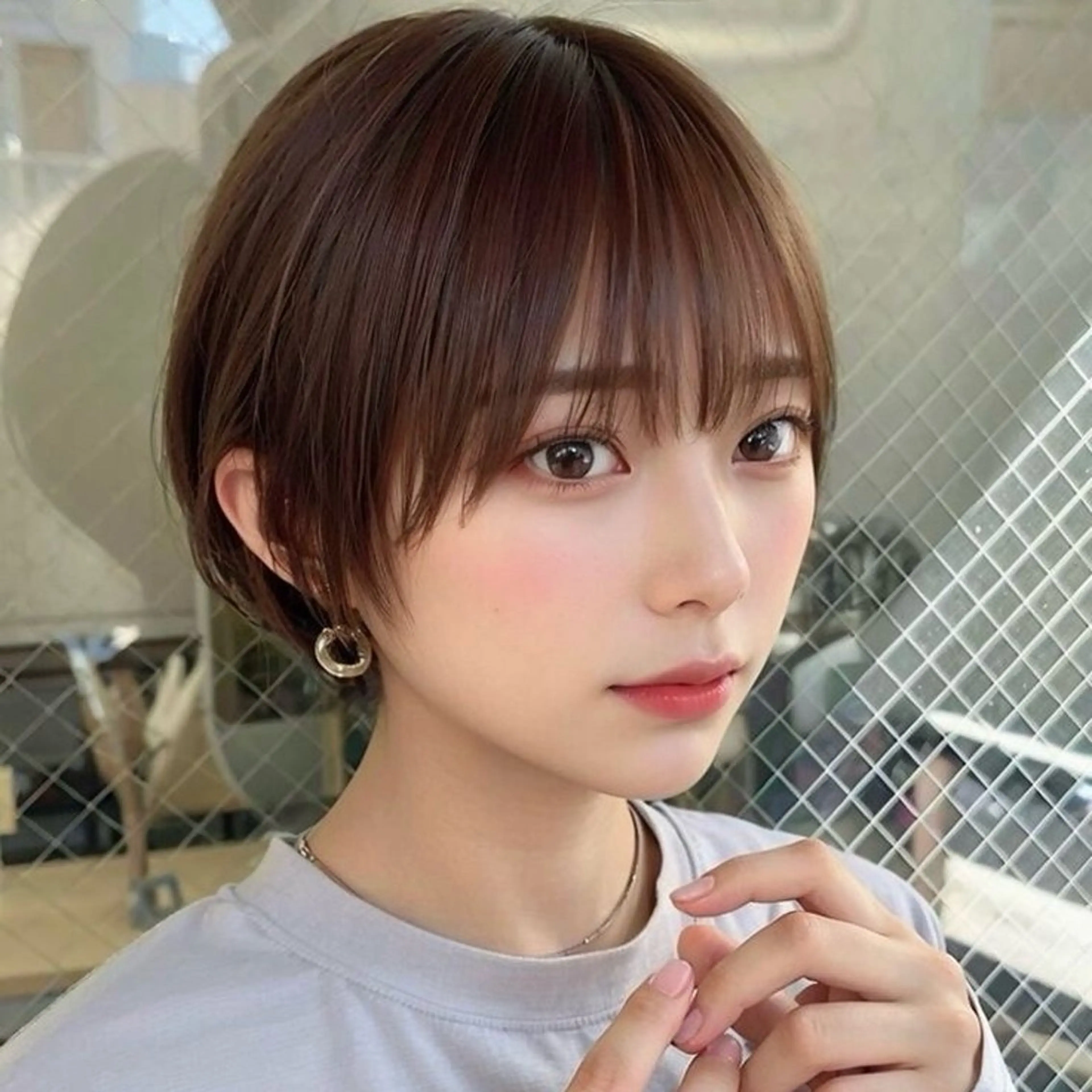 ショート ショートヘア 今だけカット無料✨ 表参道美容師　井出光のヘアスタイル