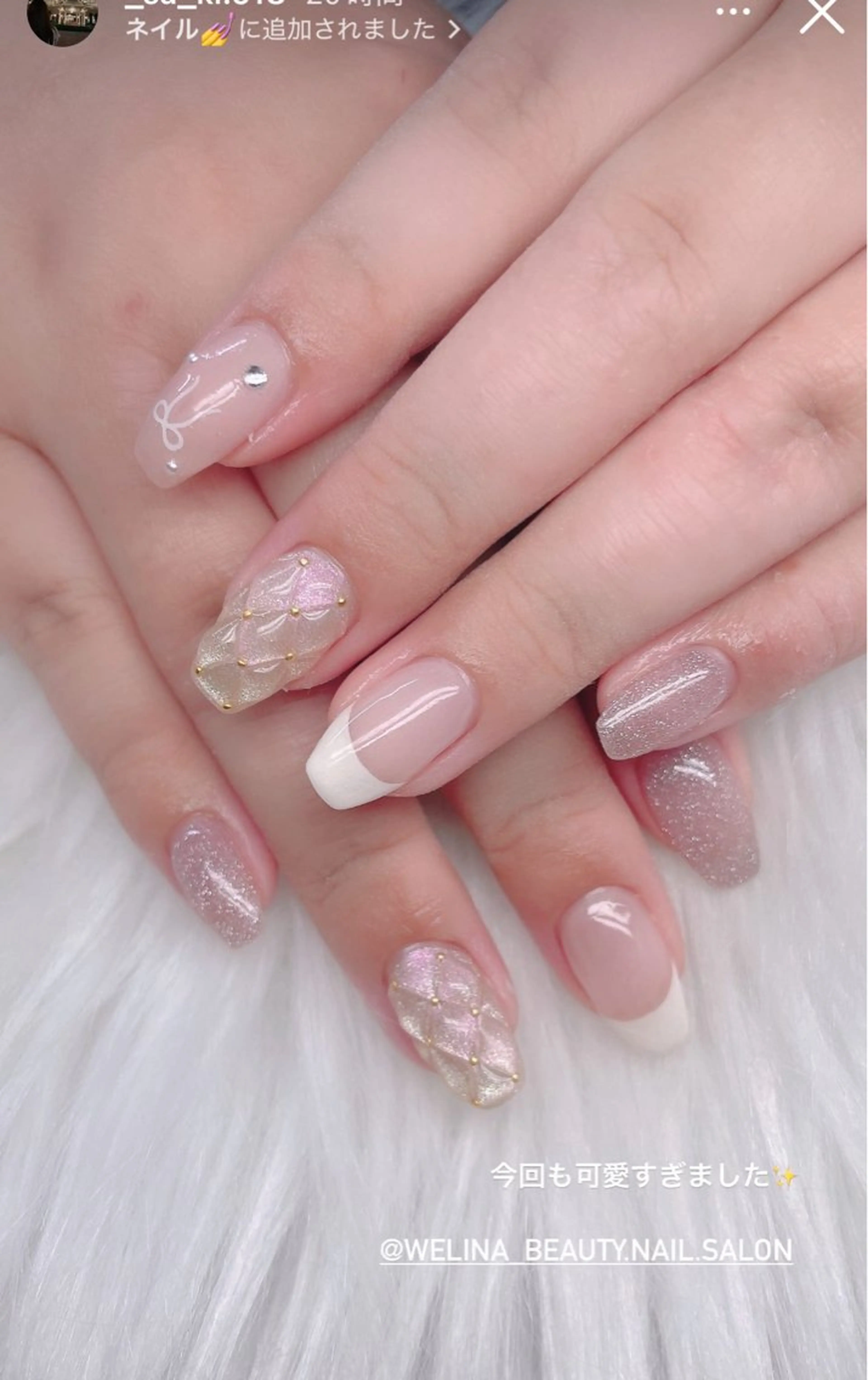 ミディアム ハンドネイル WELINA nail salonのエステ・リラクイメージ