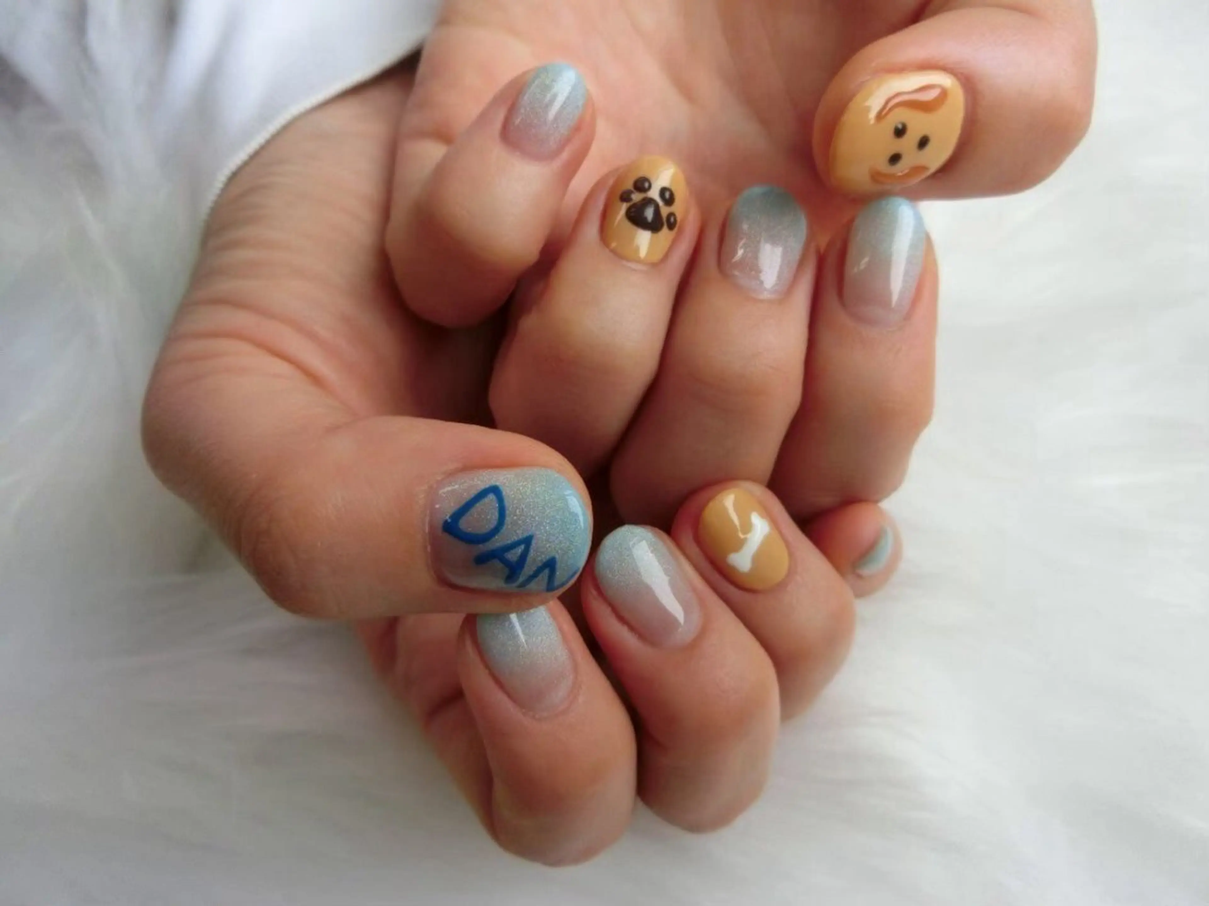 ネイル グラデーション マグネットネイル カラーズビューティサロン所属・ツノスエアヤカ ／つののネイルデザイン