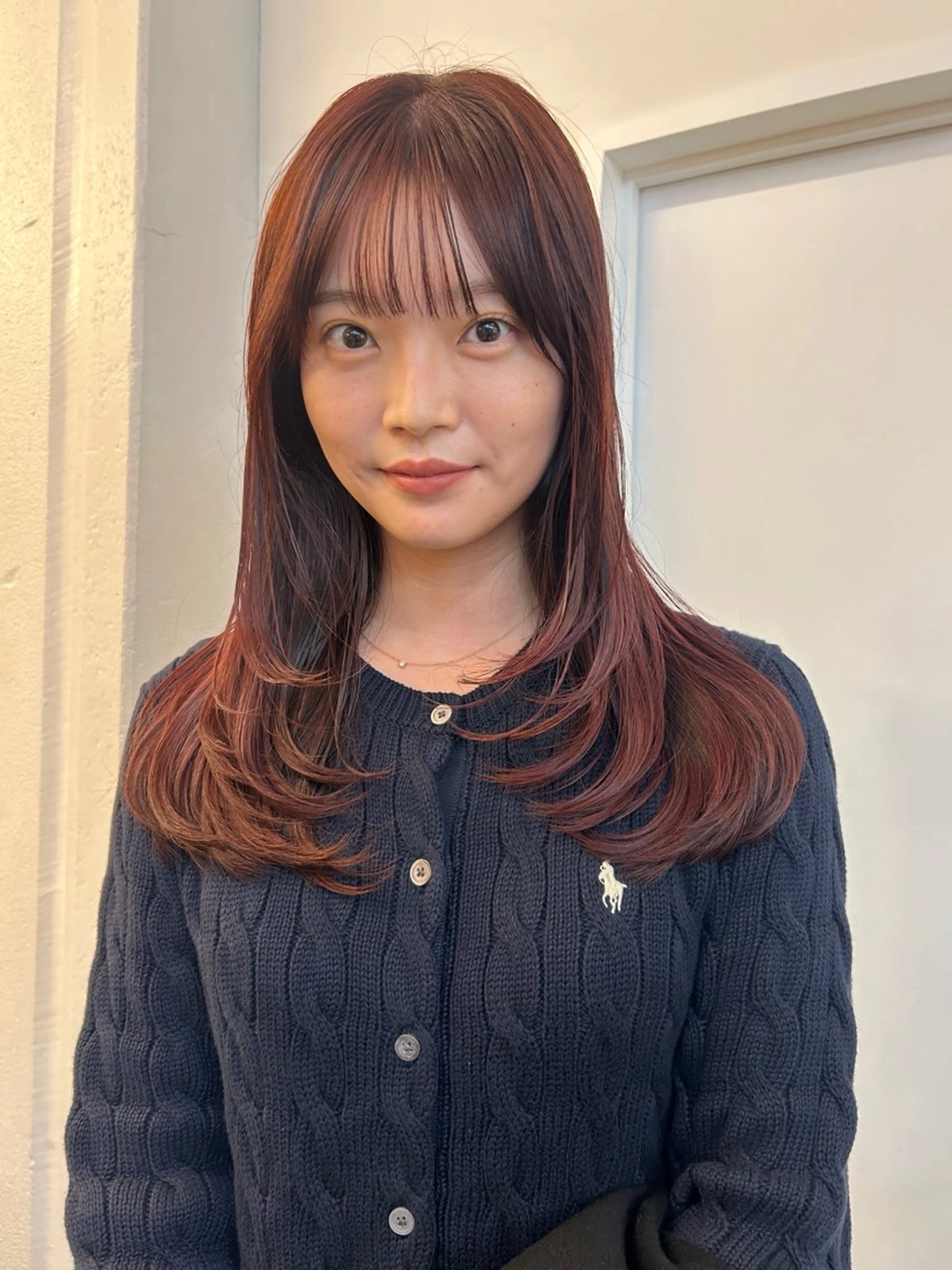 ロング レイヤーカット/ 透明感カラーmikuのヘアスタイル