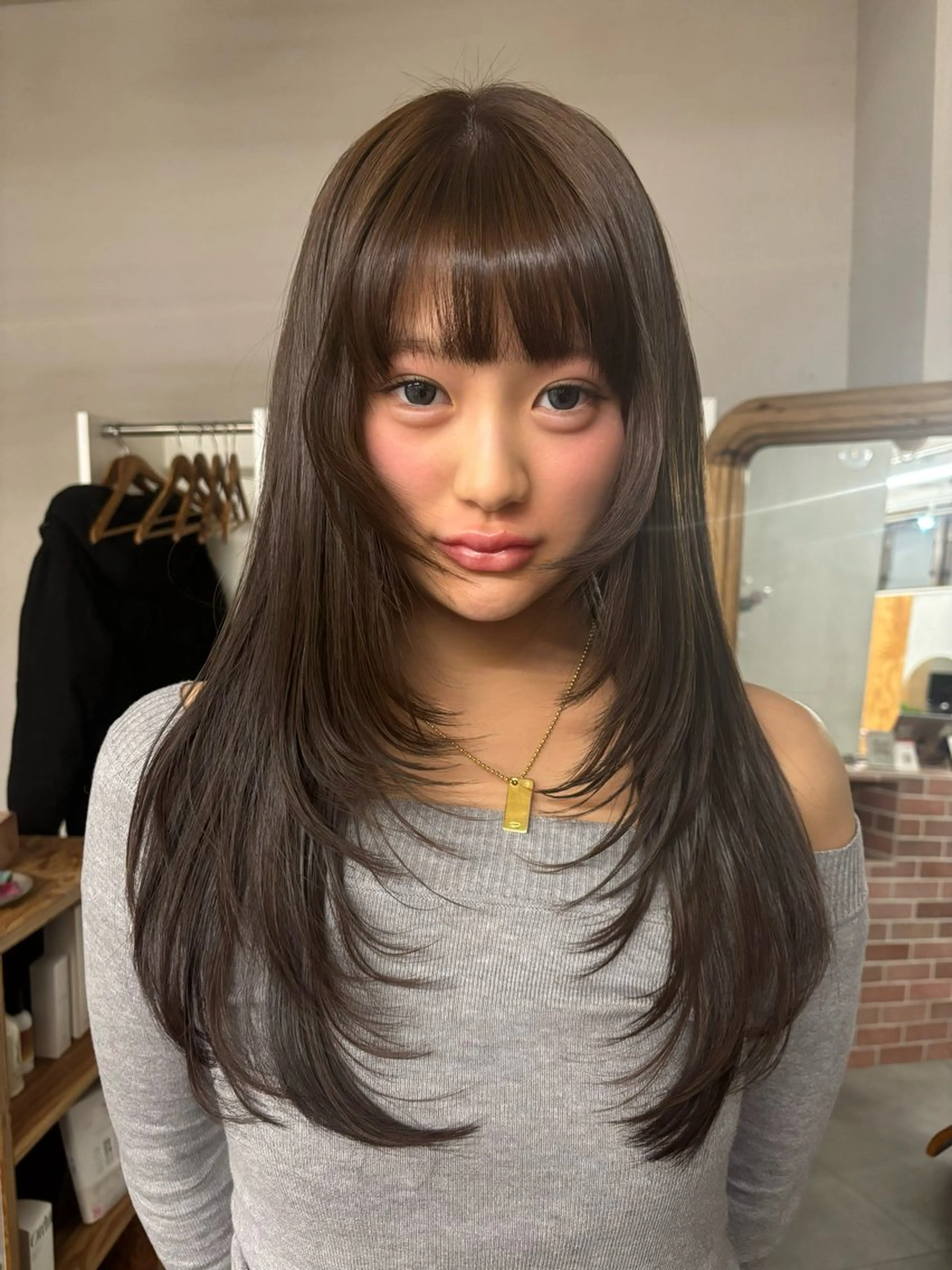 カラー ヘアカラー 梅田/韓国ヘア/ 似合わせ/わかな🍓のヘアスタイル