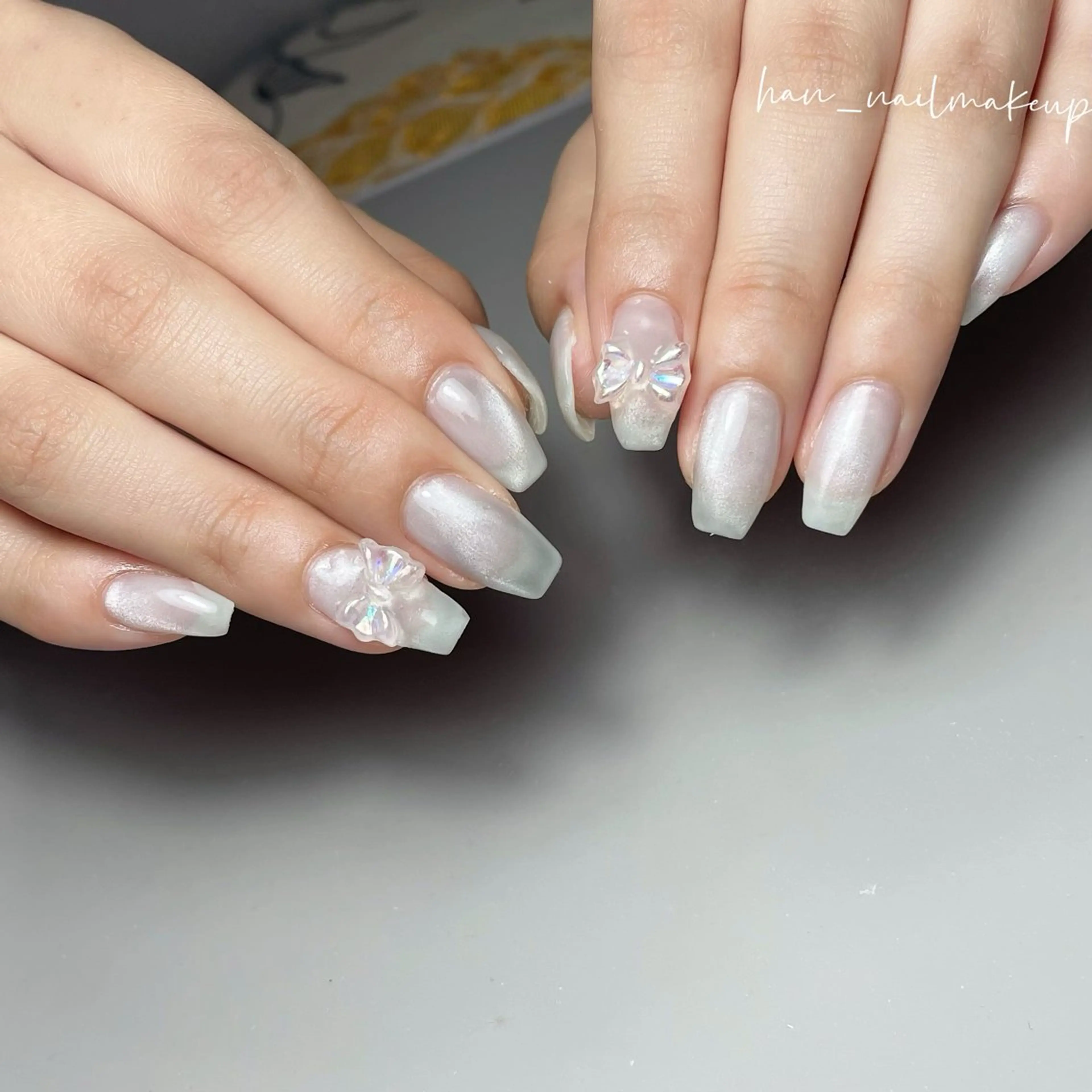 ネイル マグネットネイル ハンドネイル Han Nail 【y&m】のネイルデザイン