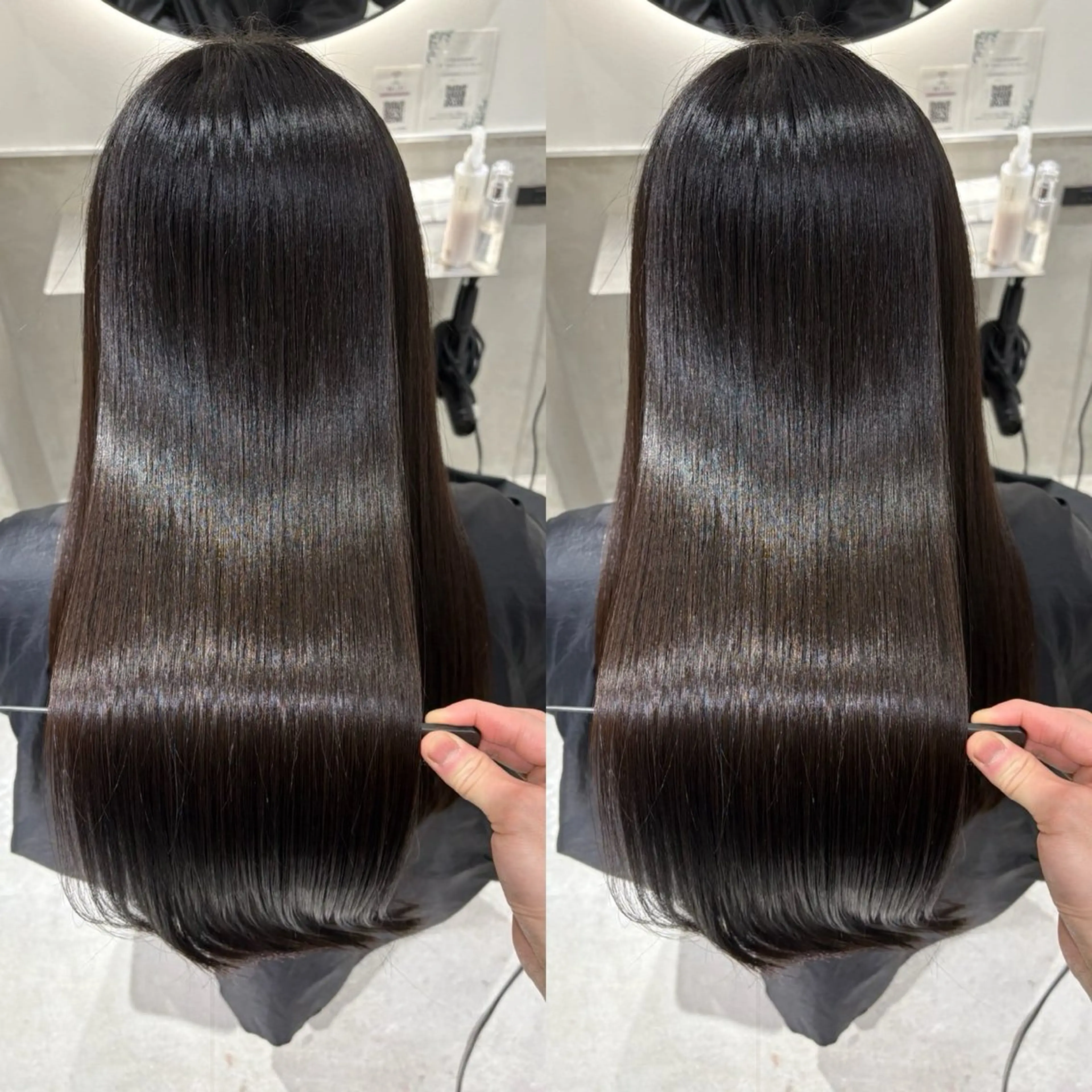 【くせ毛解消コース💐】髪質改善縮毛矯正＋トリートメント🫧の写真