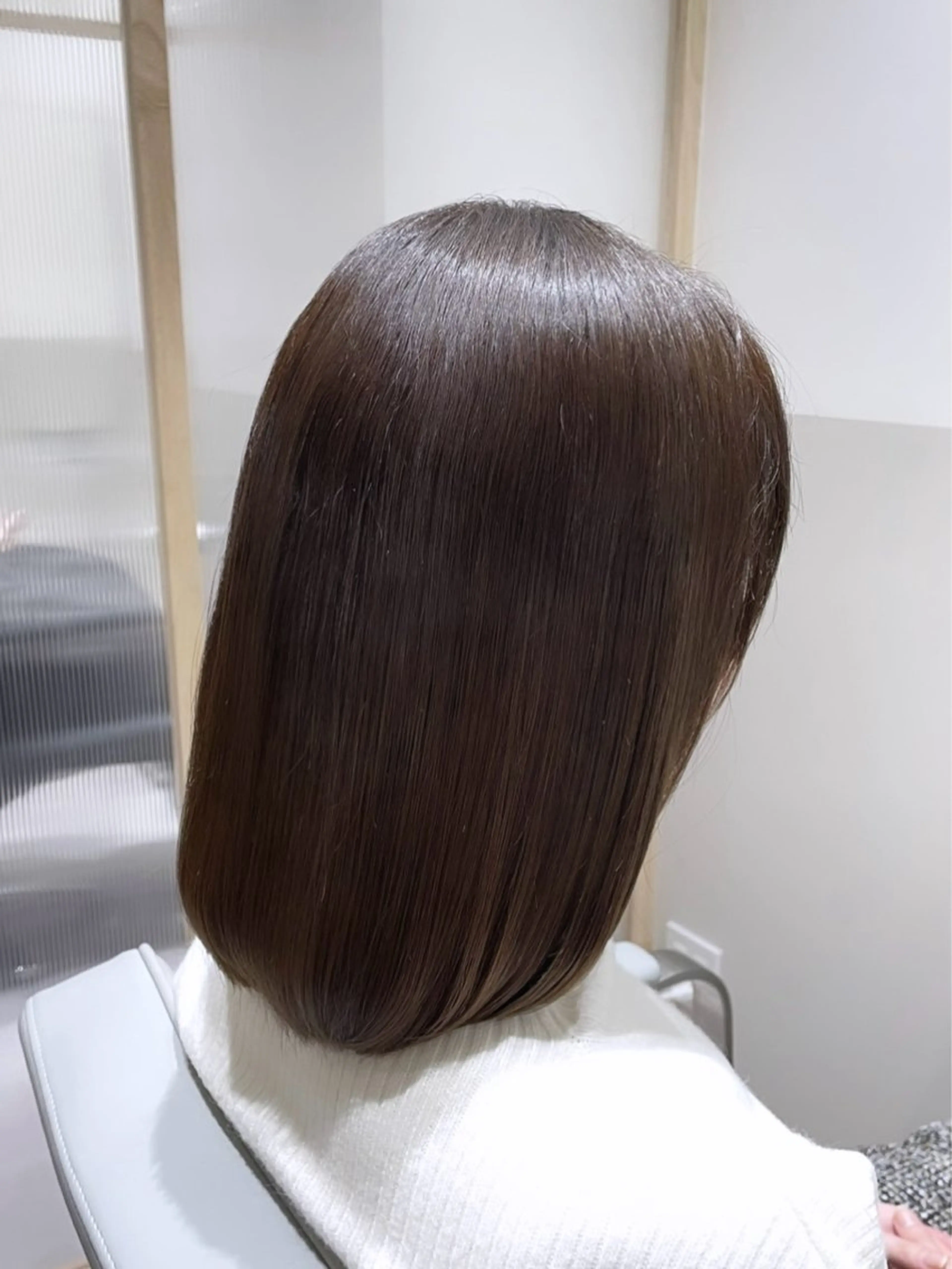 ミディアム カラー ベージュカラー オリーブベージュ カット ヘアカラー Zina 浦安所属・髪質改善✨Zina浦 安/個室🌈YUKIのヘアスタイル