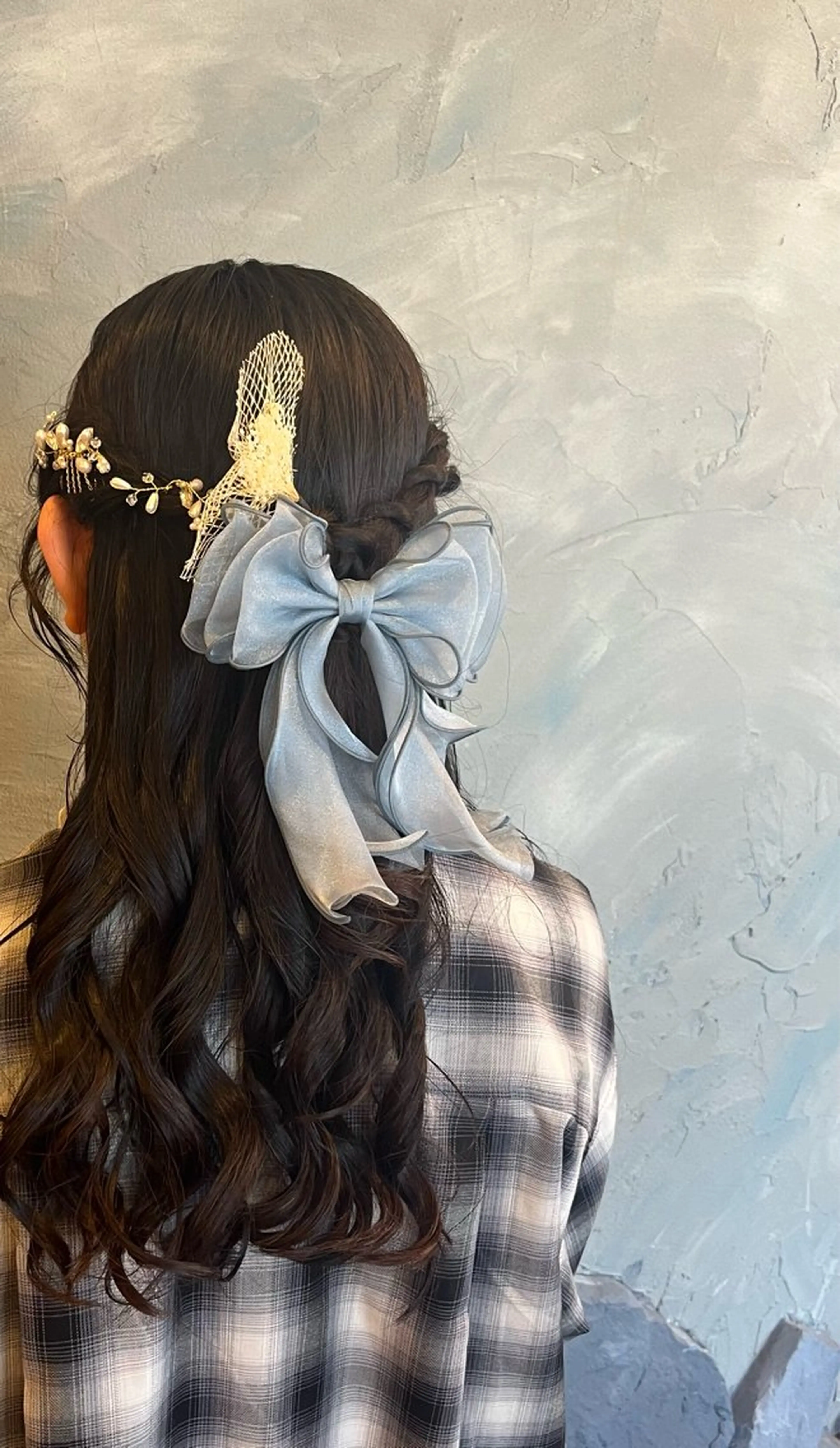 ロング ヘアアレンジ 卒業式のヘアスタイル hair make echo所属・echo 米田 まりゑのヘアスタイル