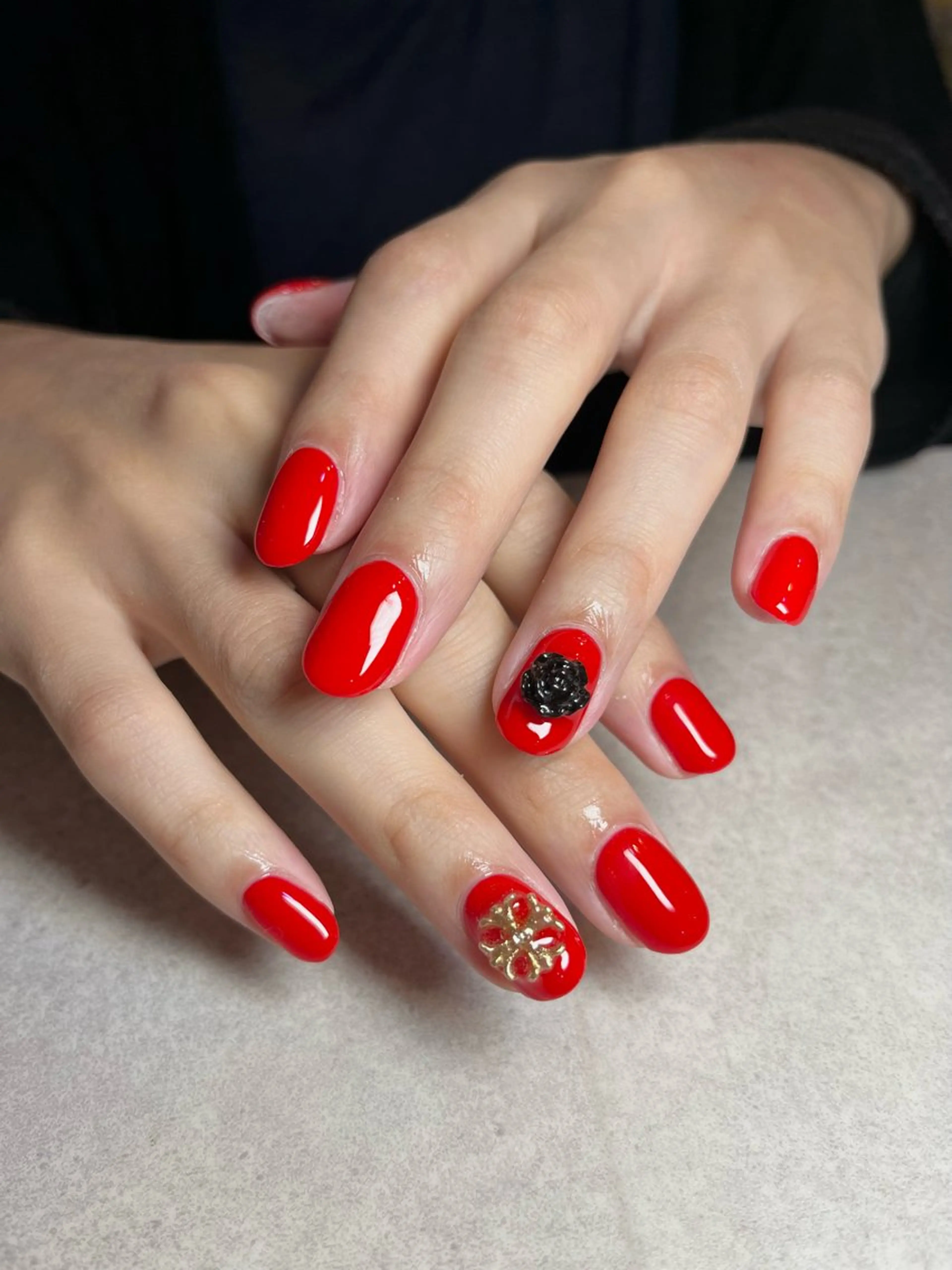 ネイル ハロウィン メンズネイル ワンカラーネイル 🌻Sunrich Fuka🌻のネイルデザイン