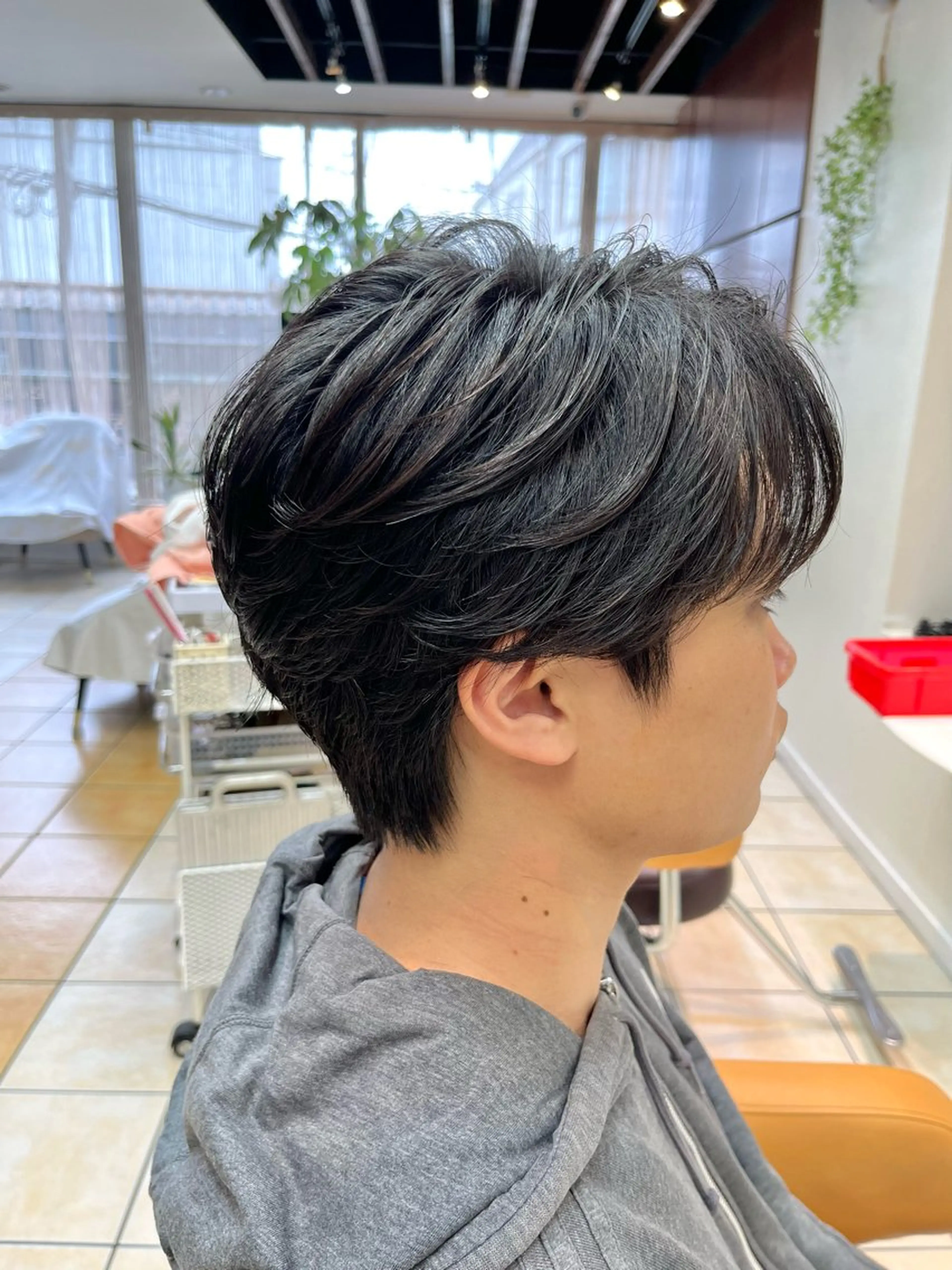 ショート パーマ メンズ メンズパーマ 学生（メンズ向け） 学生 ニュアンスパーマ カット パーマ メンズ特化/パーマ/ 髪質改善　高野奨馬のヘアスタイル