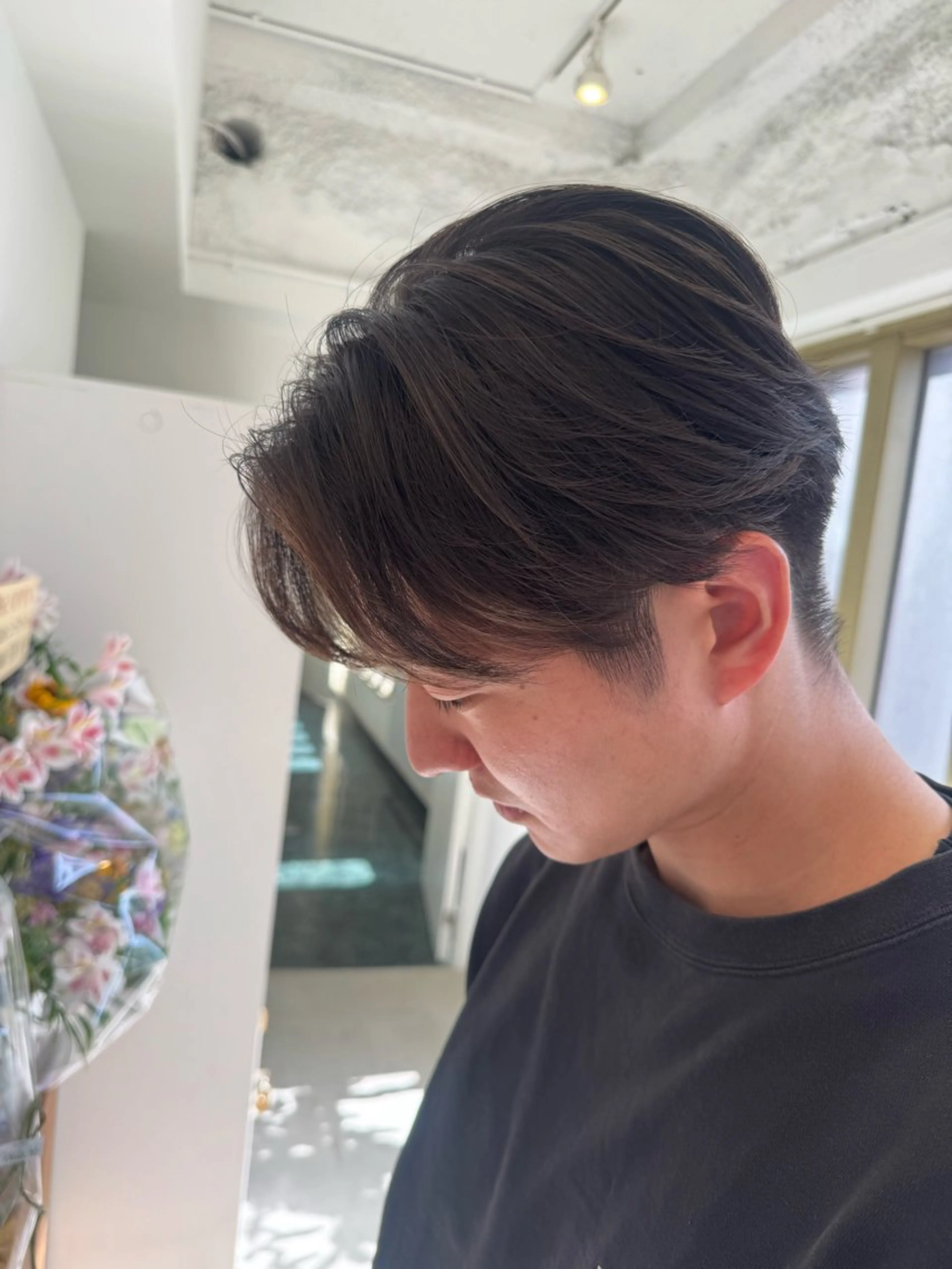 メンズ カット パーマ 🌶推しカラー RINA🌶´-のヘアスタイル