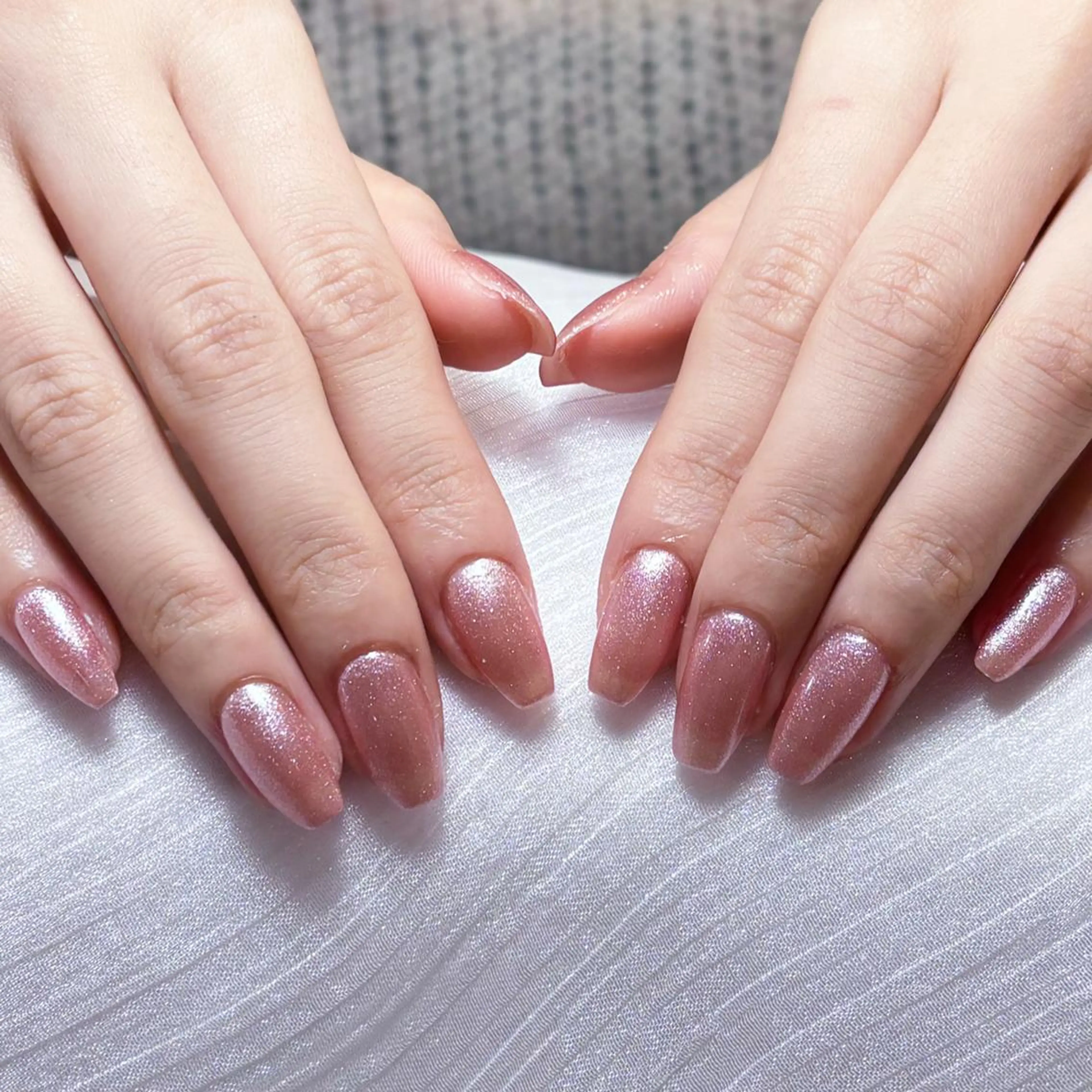 ネイル アートネイル オーロラネイル ガーリー キラキラネイル マグネットネイル ハンドネイル DIAMOND 💦のネイルデザイン